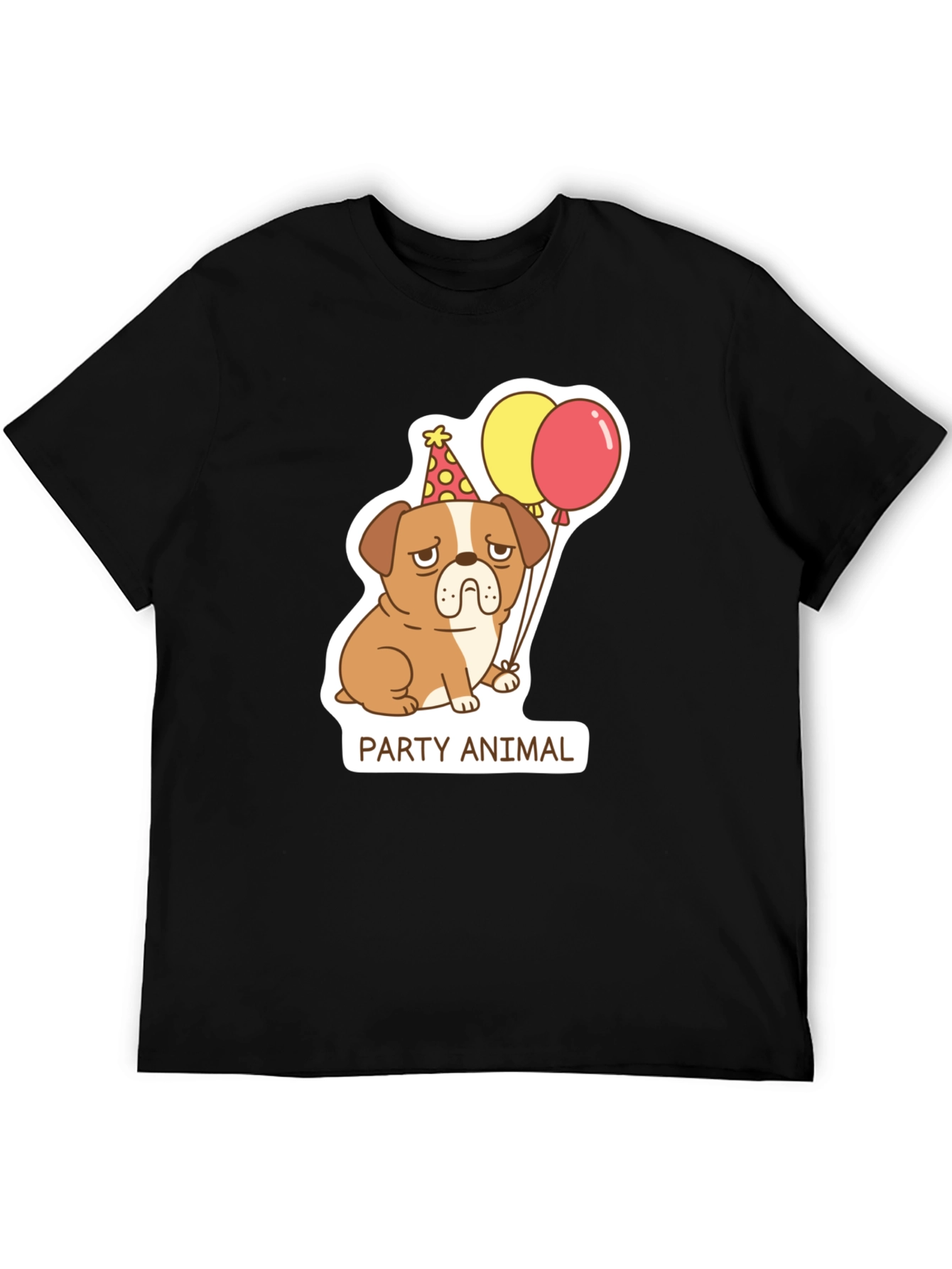 Party Animal Dog Graphic T-Shirt