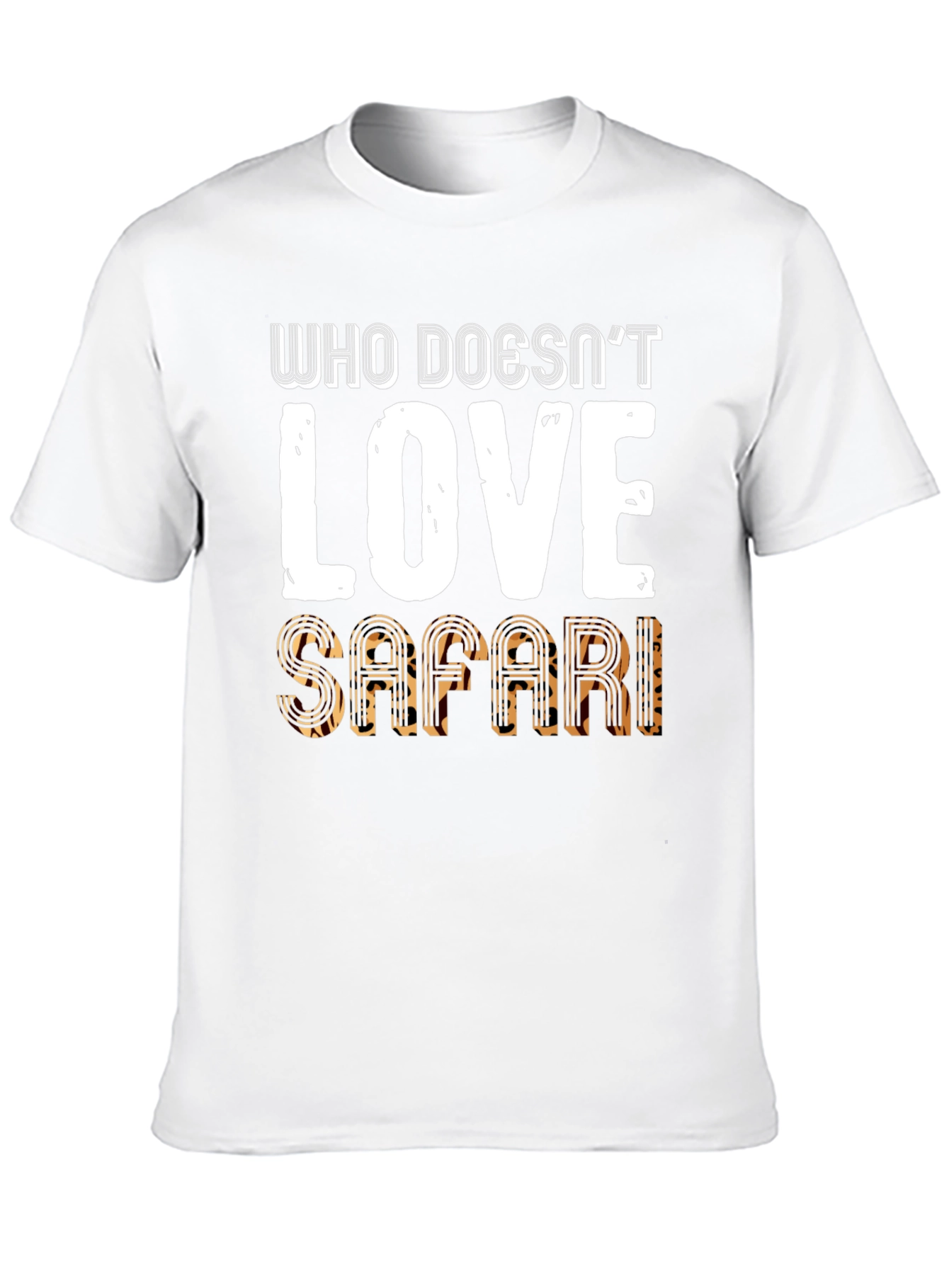 Safari Lover Graphic Tee - Mens Black T-Shirt