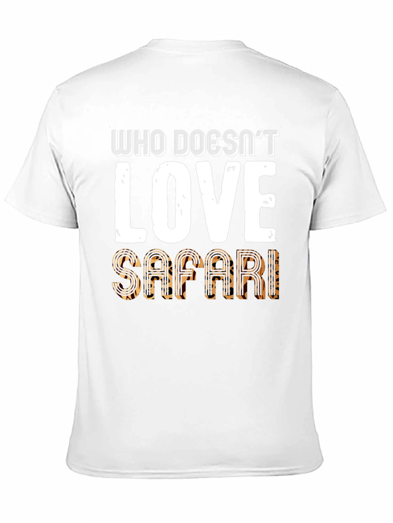 Safari Lover Graphic Tee - Mens Black T-Shirt