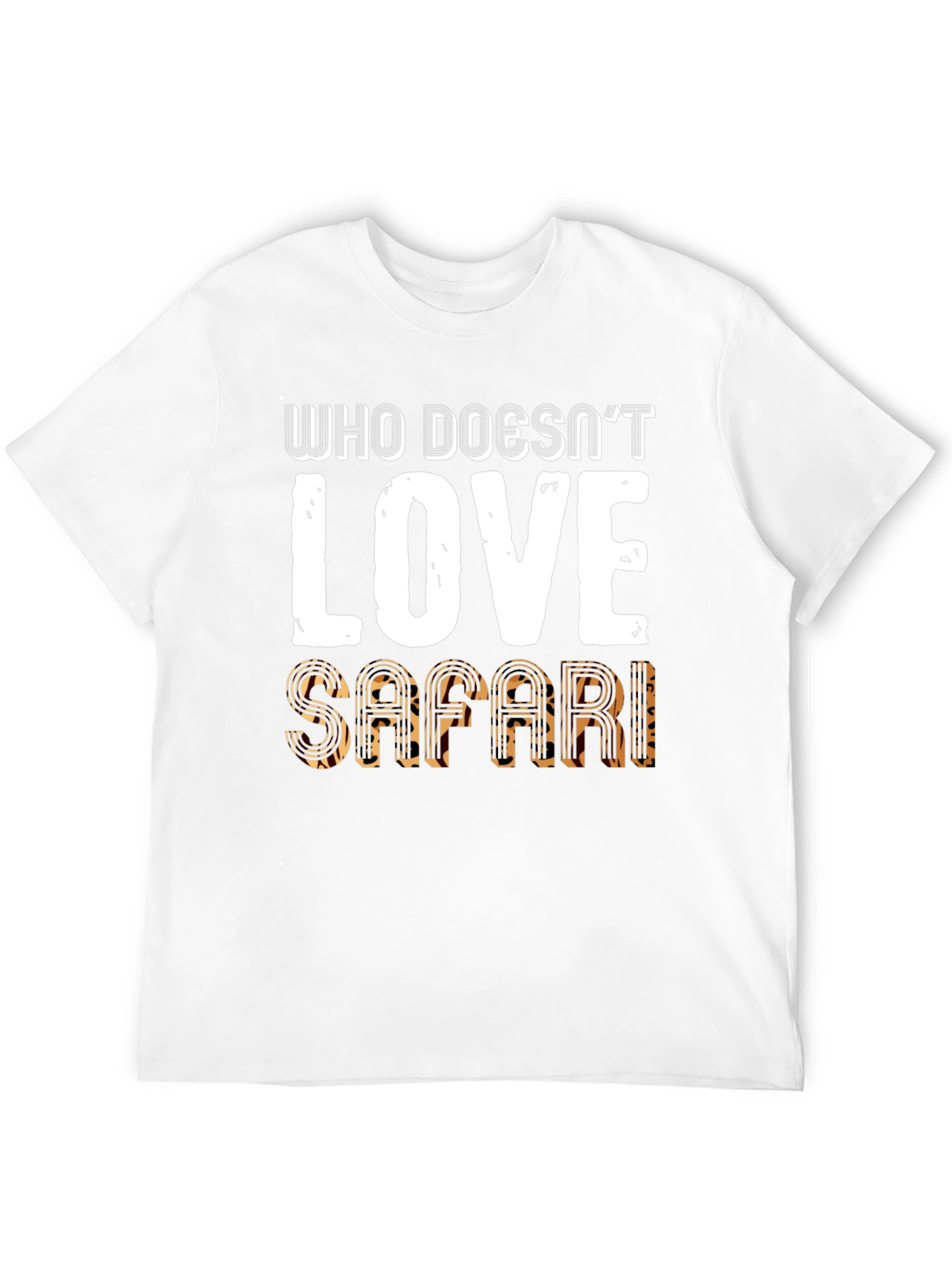 Safari Lover Graphic Tee - Mens Black T-Shirt
