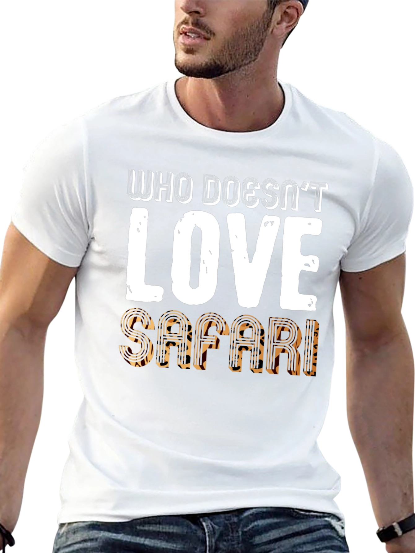 Safari Lover Graphic Tee - Mens Black T-Shirt