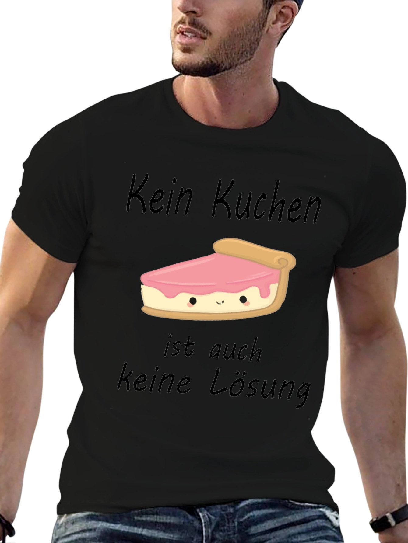 Kein Kuchen Keine Losung Funny Cake Slice T-Shirt