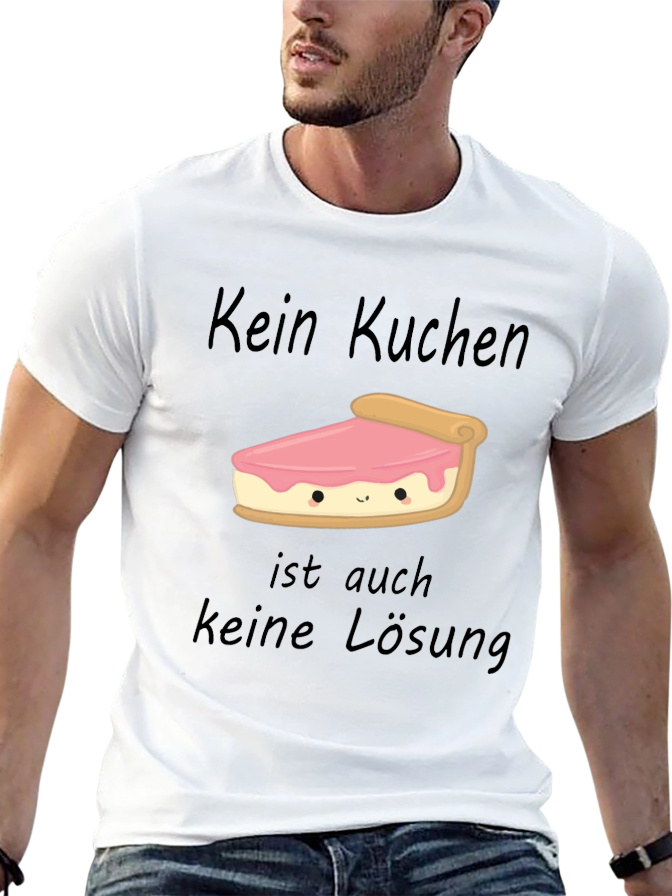 Kein Kuchen Keine Losung Funny Cake Slice T-Shirt