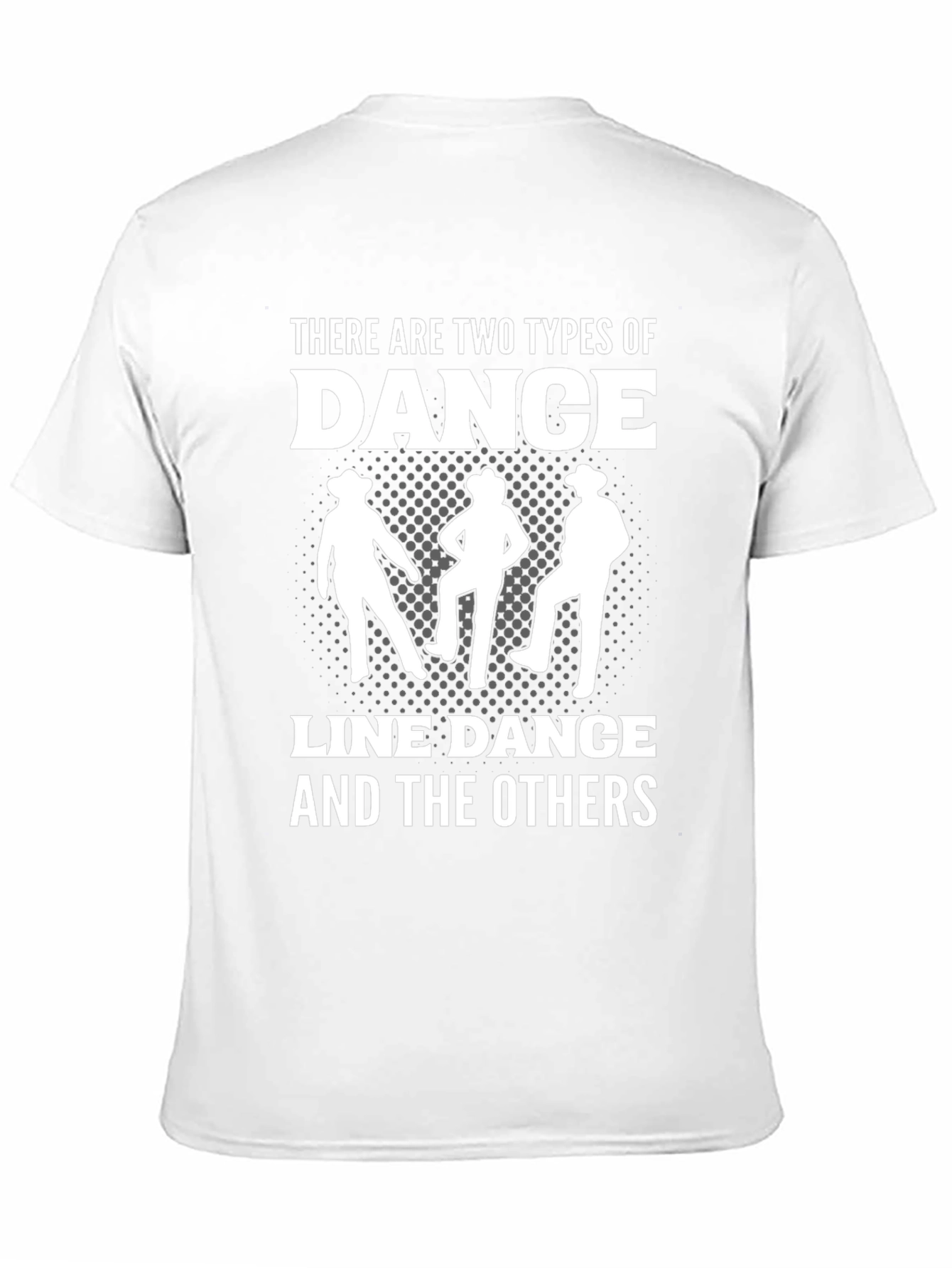 Line Dance Graphic Tee - Cowboy Dancing Shirt
