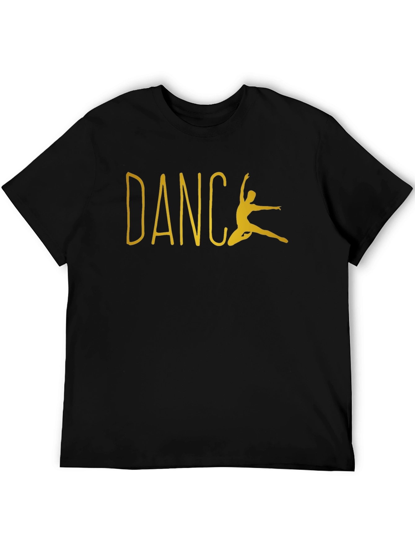 Dance Silhouette Graphic T-Shirt - Black