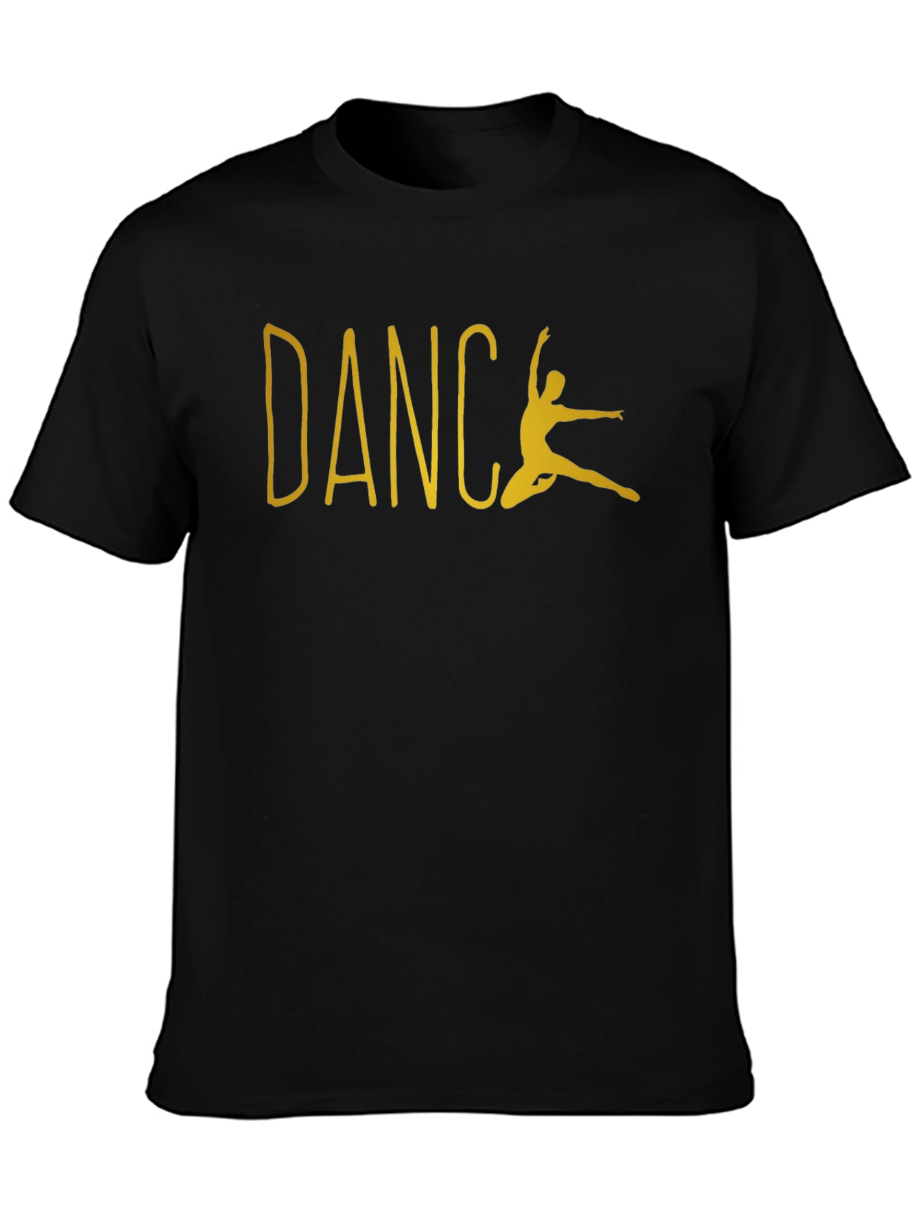Dance Silhouette Graphic T-Shirt - Black
