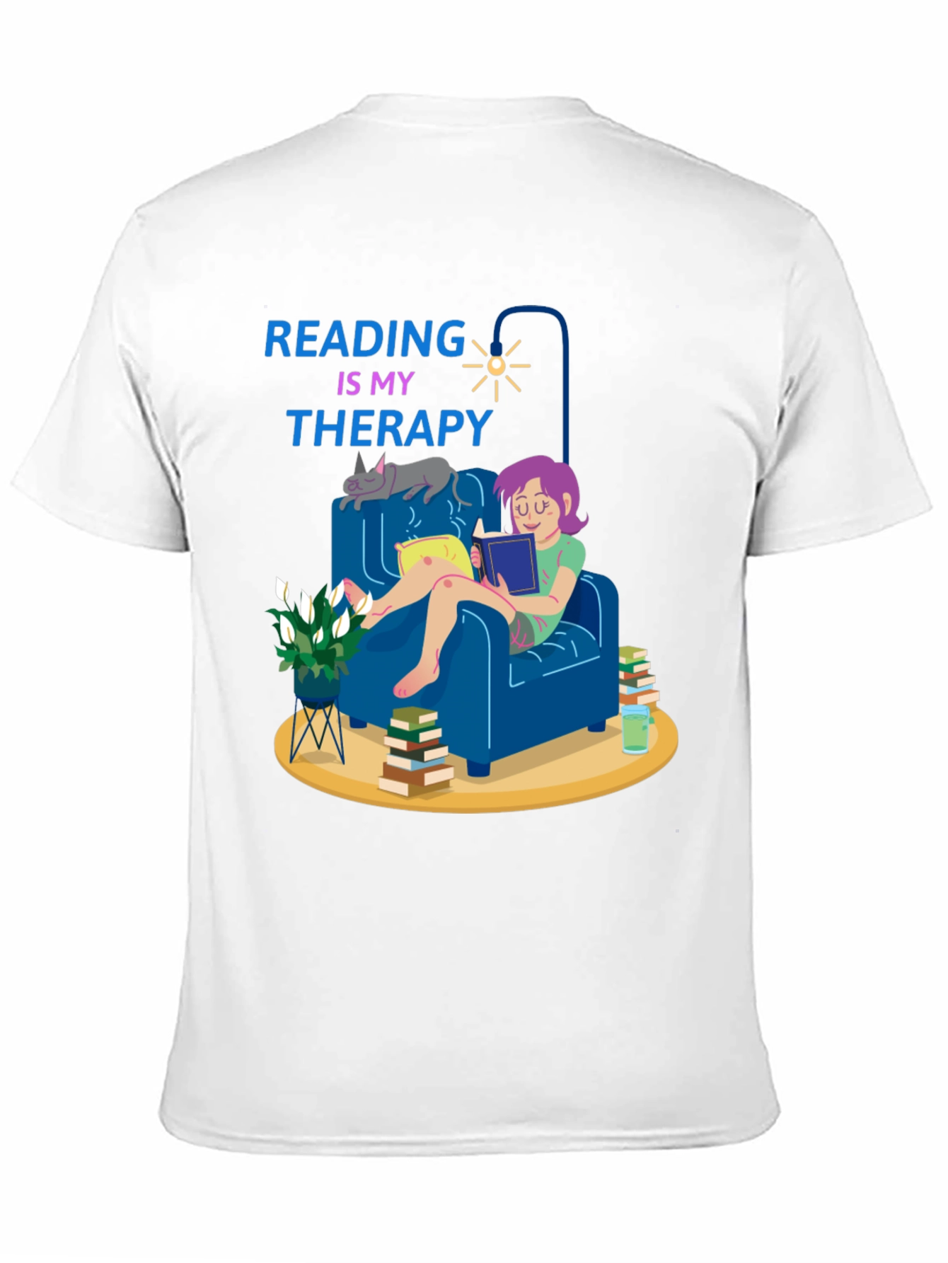 Reading is My Therapy T-Shirt