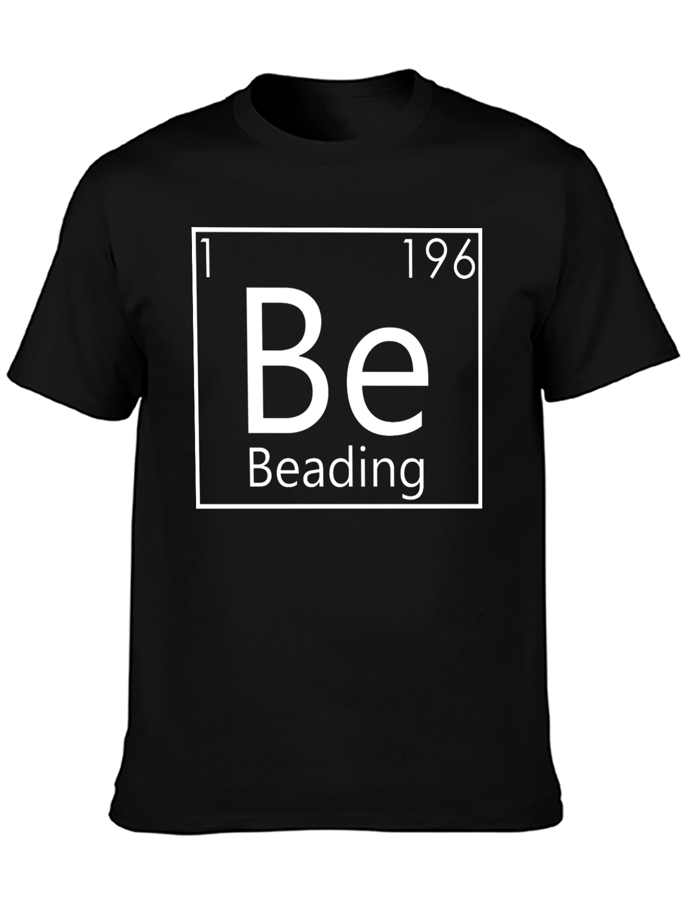 Beading Periodic Table Inspired Graphic T-Shirt