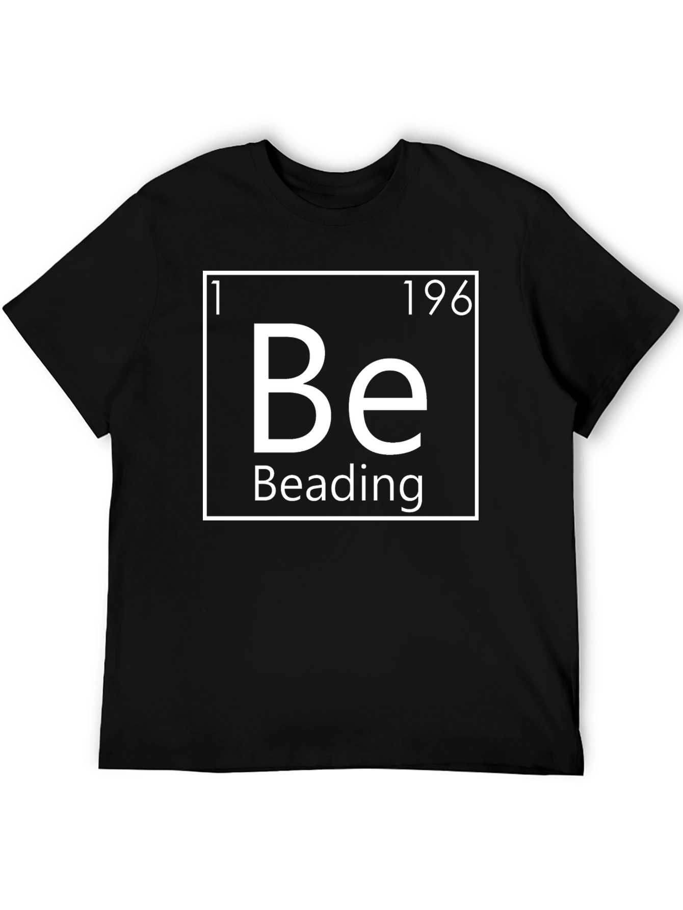 Beading Periodic Table Inspired Graphic T-Shirt