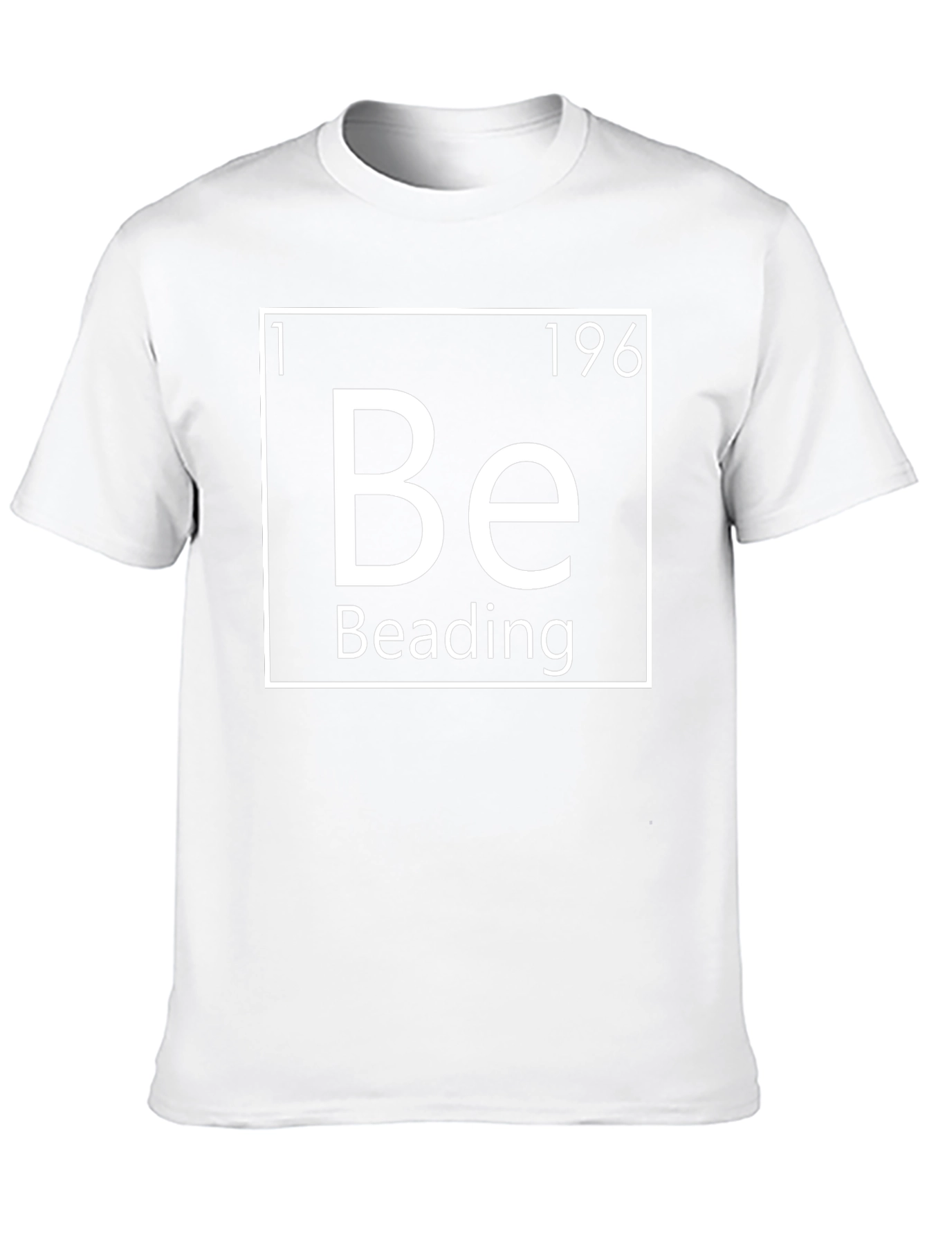 Beading Periodic Table Inspired Graphic T-Shirt