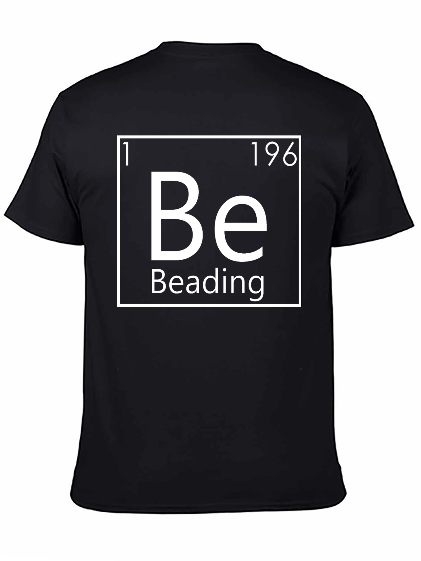 Beading Periodic Table Inspired Graphic T-Shirt