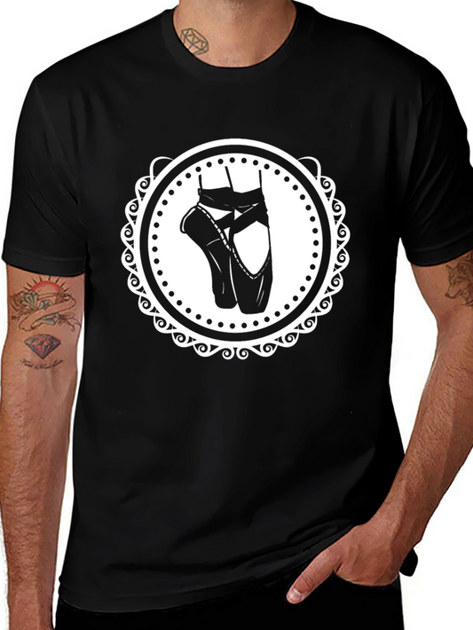 Ballet Shoes Graphic Tee - Dance Lover Shirt