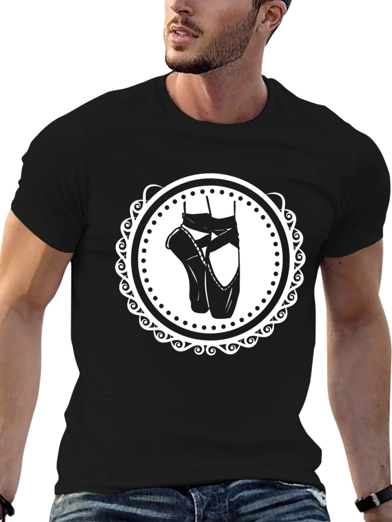 Ballet Shoes Graphic Tee - Dance Lover Shirt
