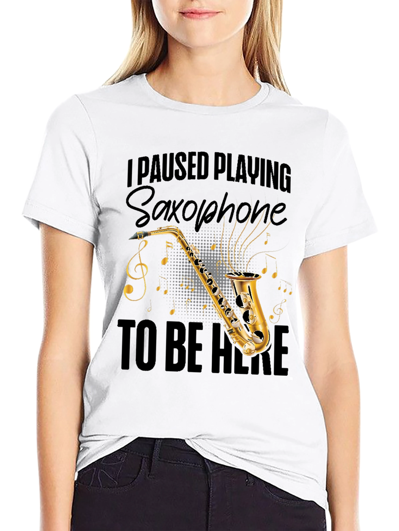 Saxophone Player T-Shirt - Music Lover Tee