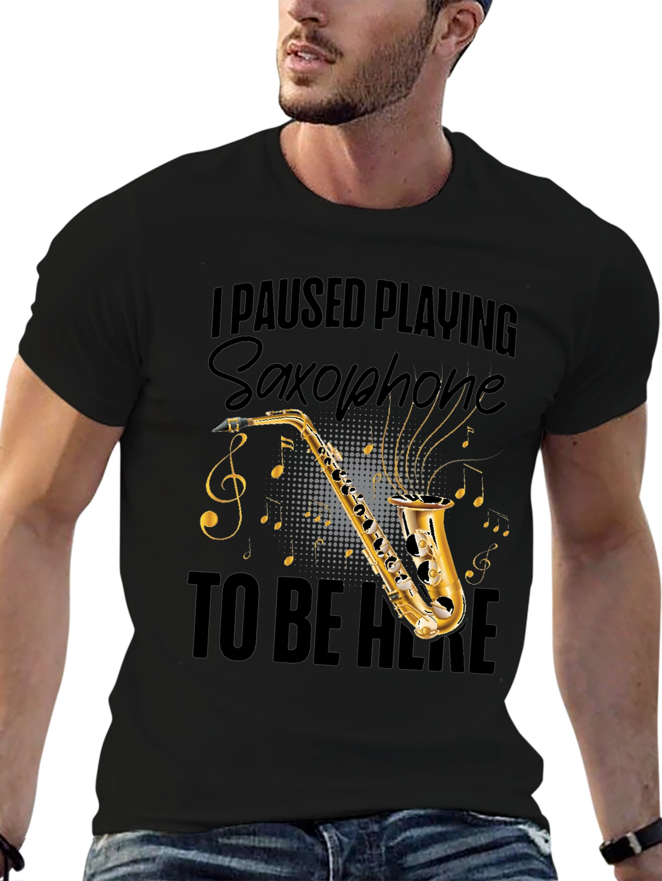 Saxophone Player T-Shirt - Music Lover Tee