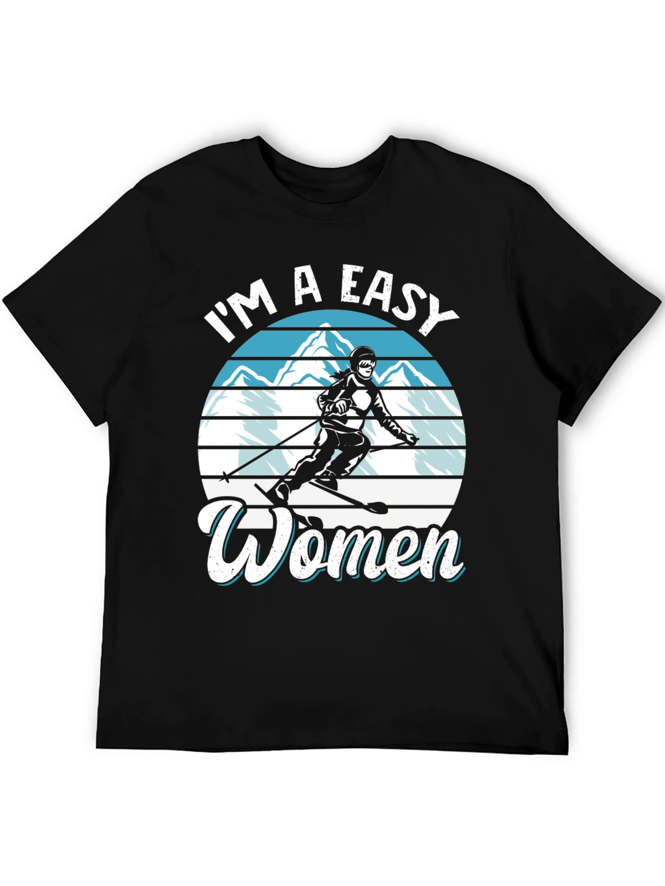 Easy Women Ski Graphic Tee