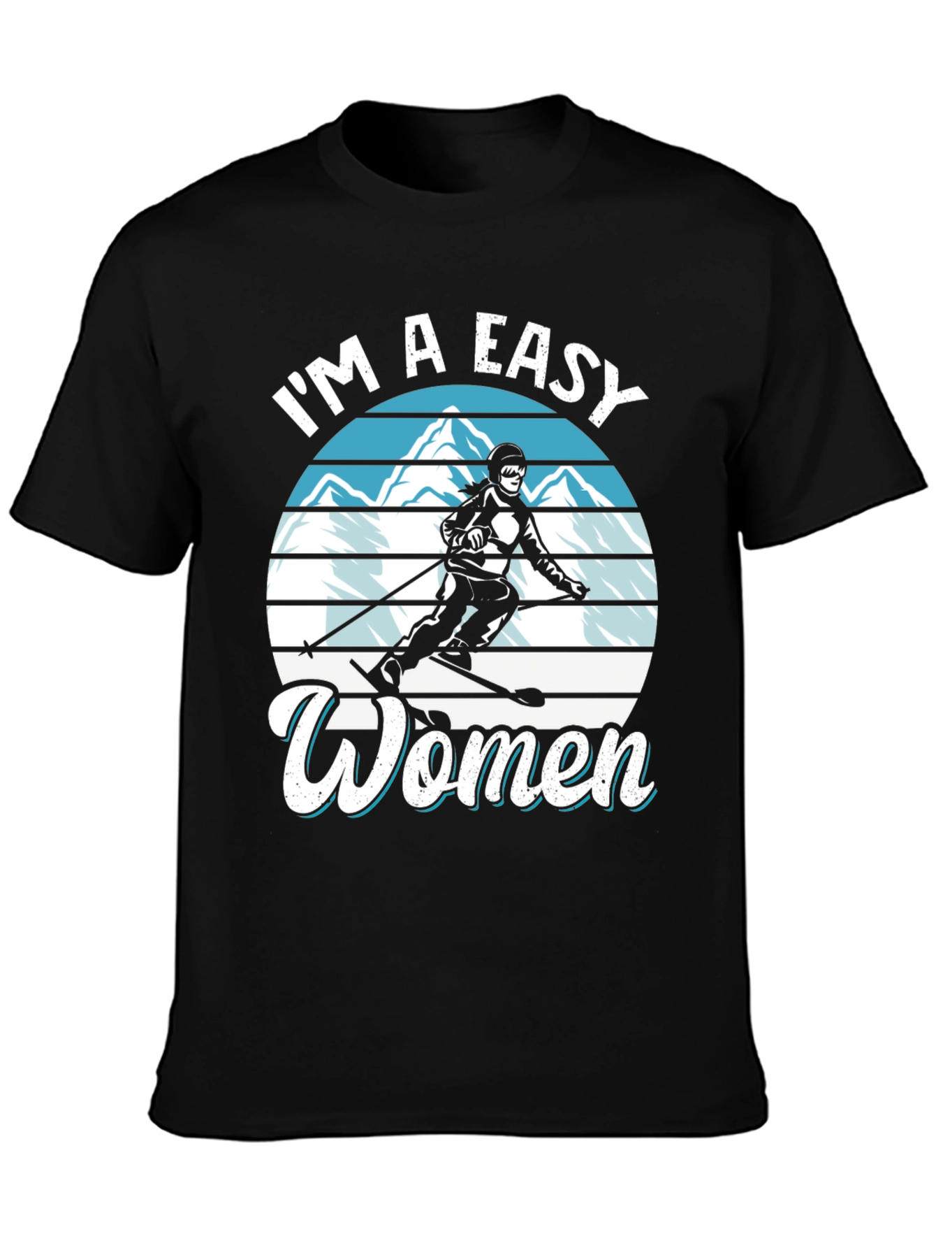 Easy Women Ski Graphic Tee