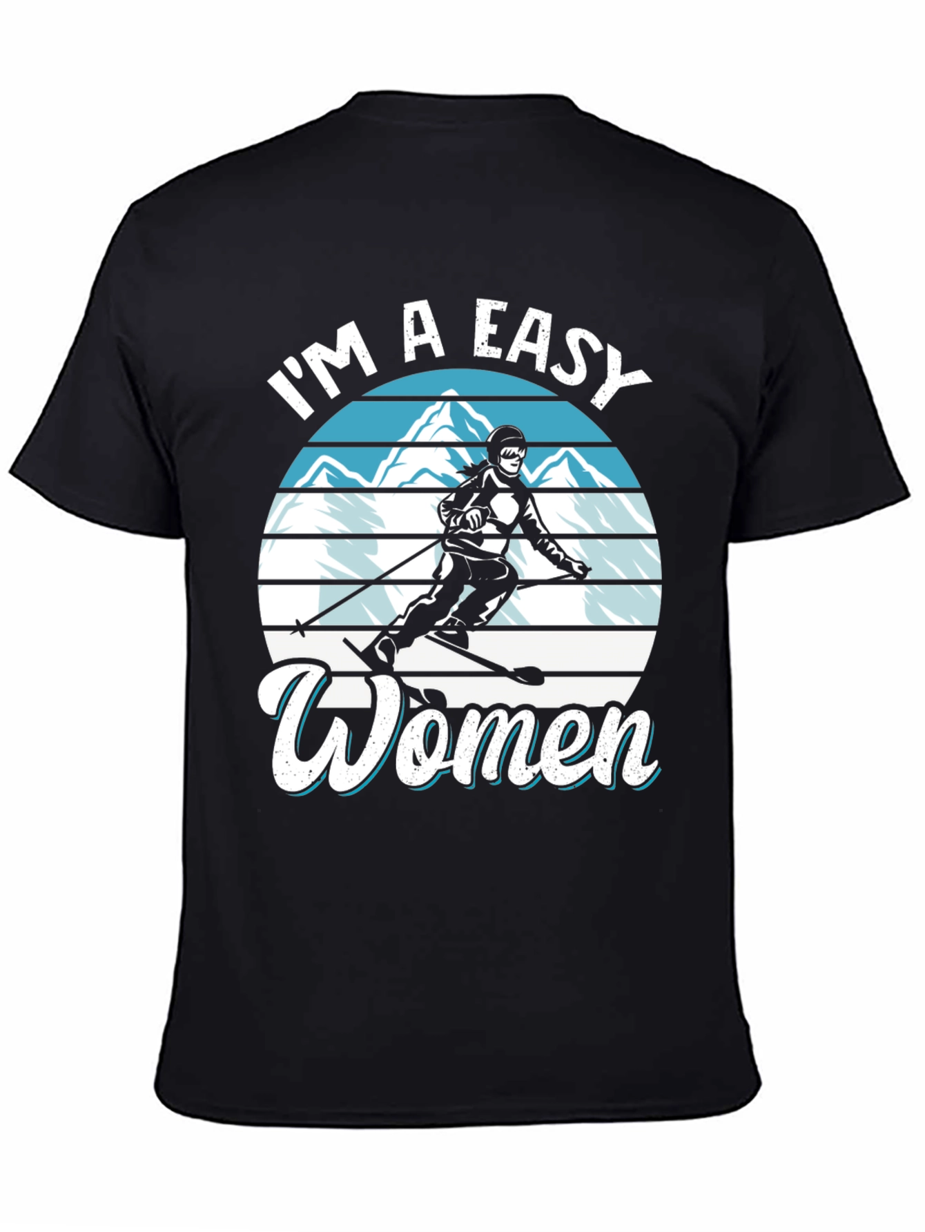 Easy Women Ski Graphic Tee