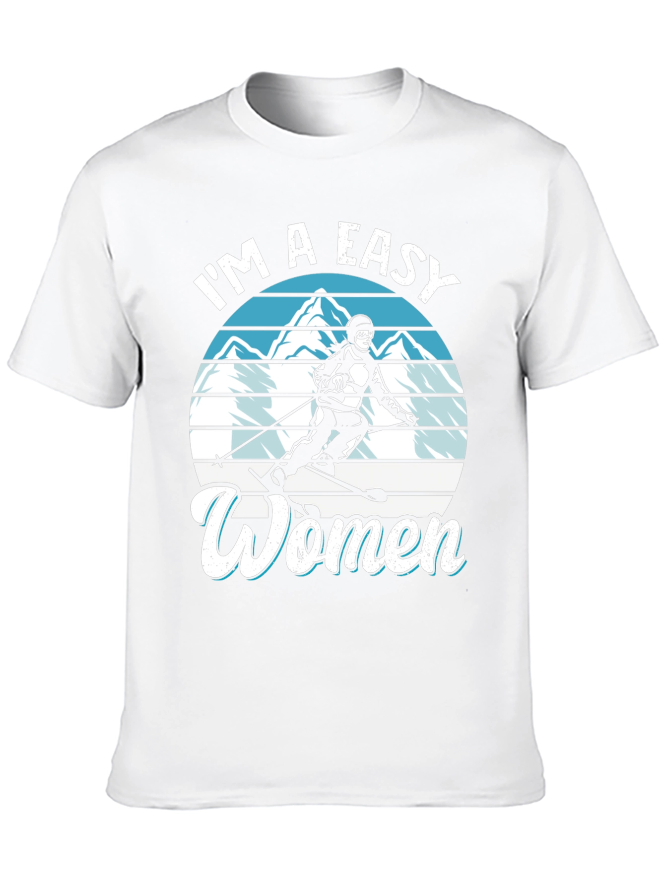 Easy Women Ski Graphic Tee