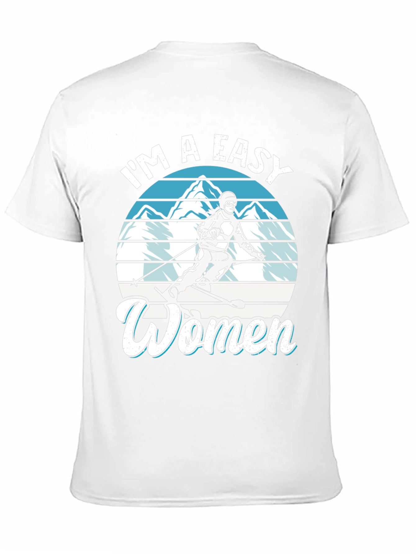 Easy Women Ski Graphic Tee