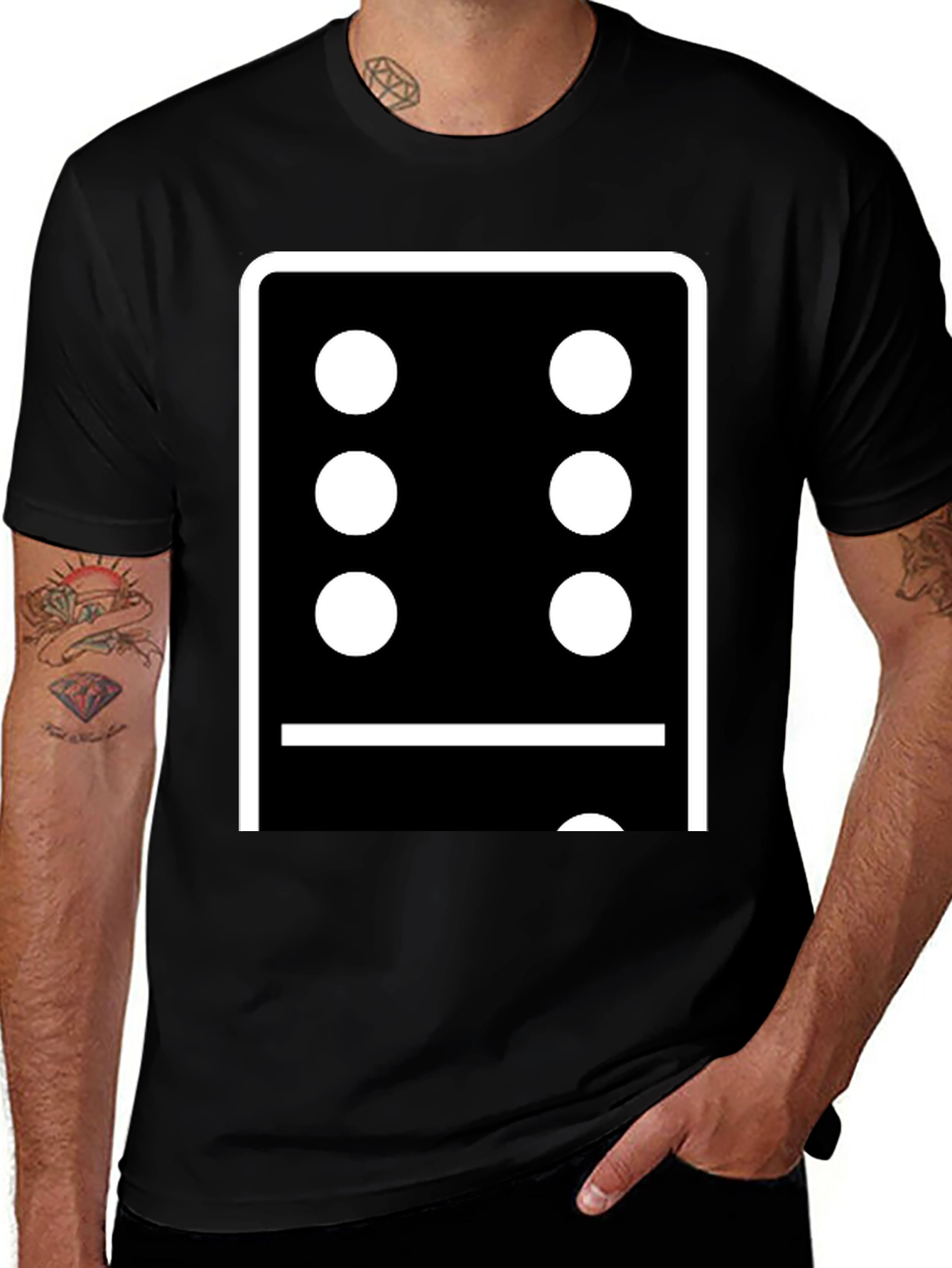 Domino Graphic Tee - Lucky Number Style