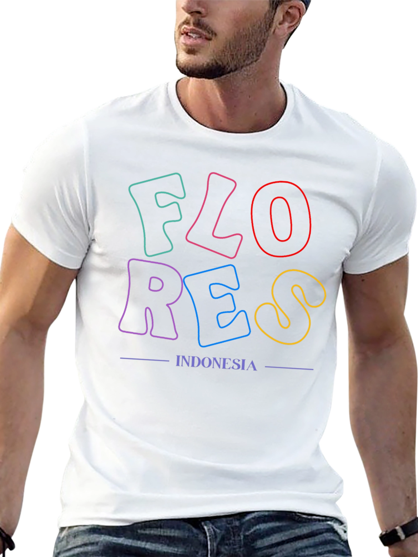 Flores Indonesia Graphic T-Shirt