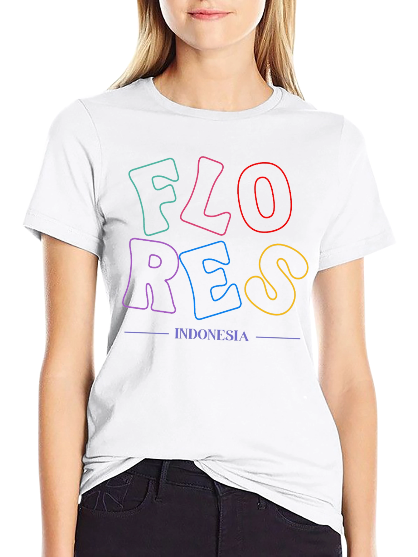 Flores Indonesia Graphic T-Shirt