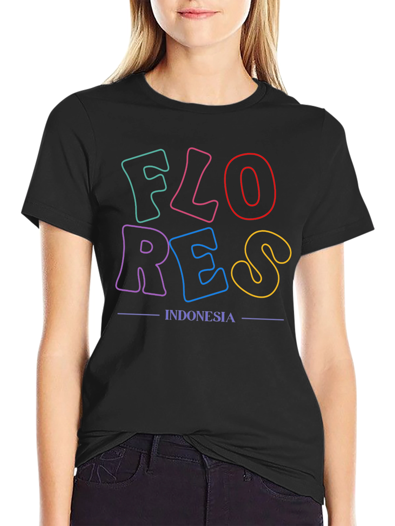 Flores Indonesia Graphic T-Shirt