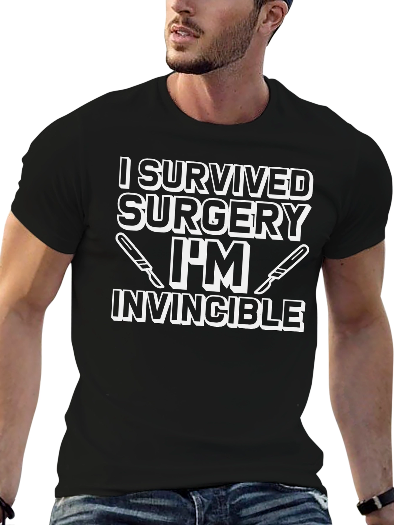 I Survived Surgery T-Shirt - Invincible Tee