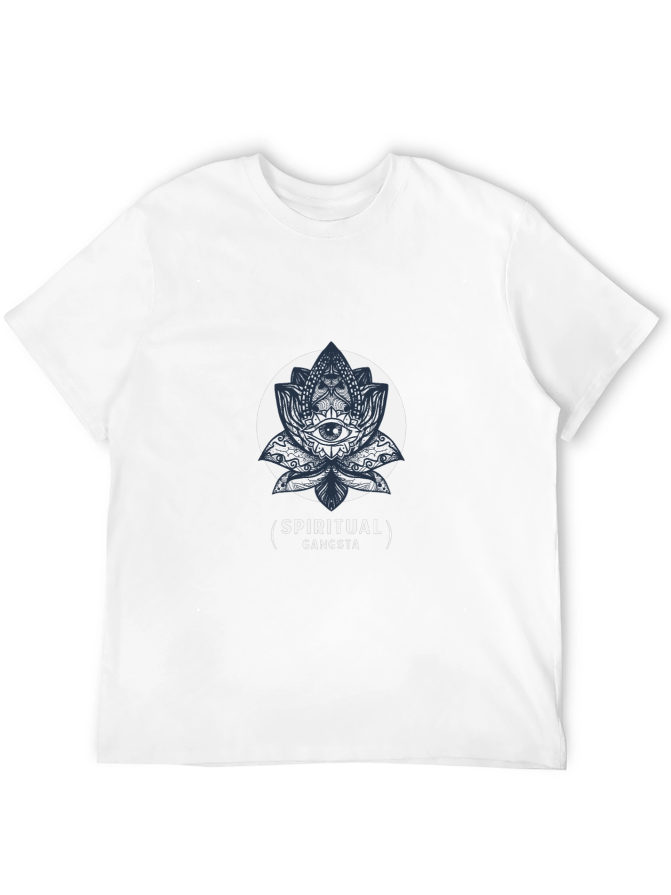 Spiritual Gangsta Graphic Tee - Black Cotton