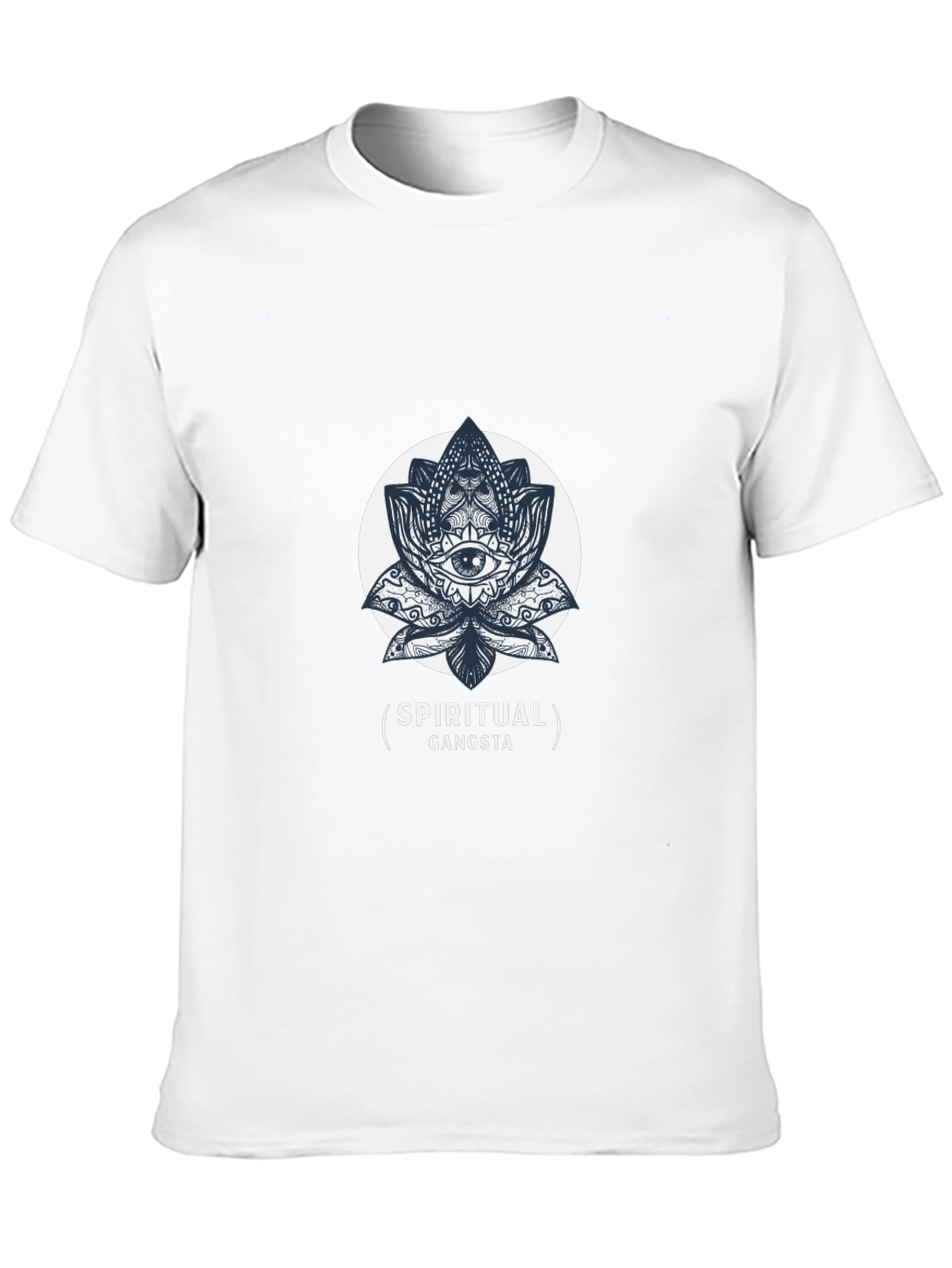 Spiritual Gangsta Graphic Tee - Black Cotton