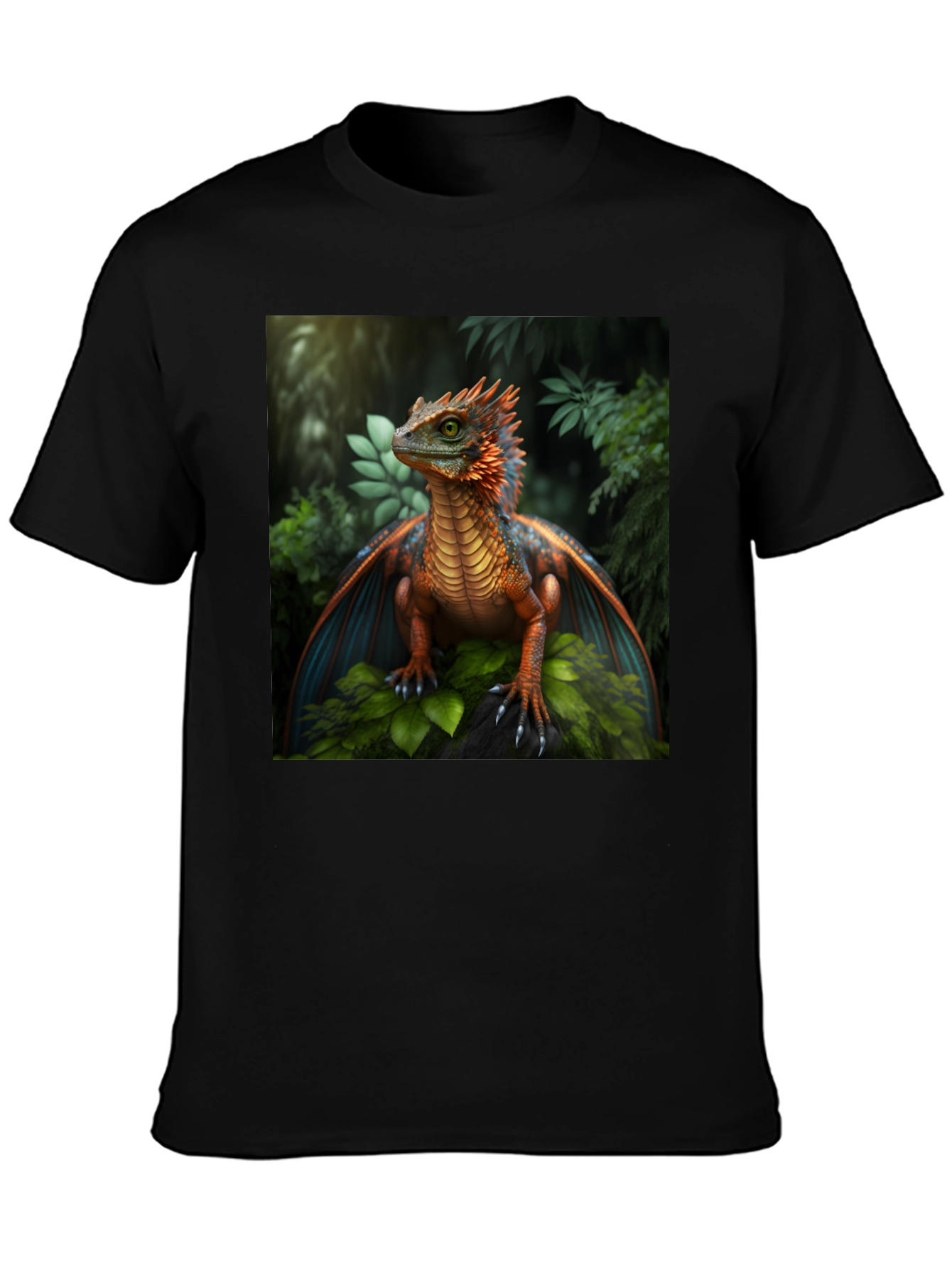 Dragon Graphic Tee - Fantasy Creature Print
