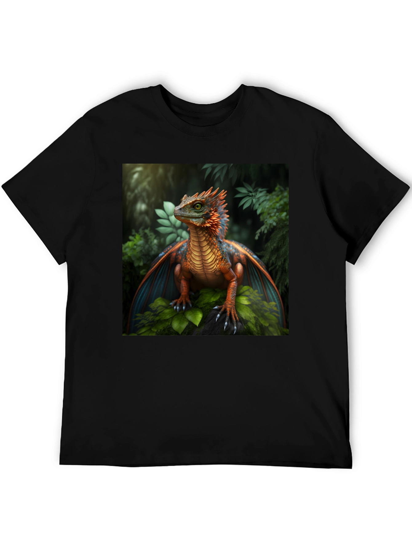 Dragon Graphic Tee - Fantasy Creature Print
