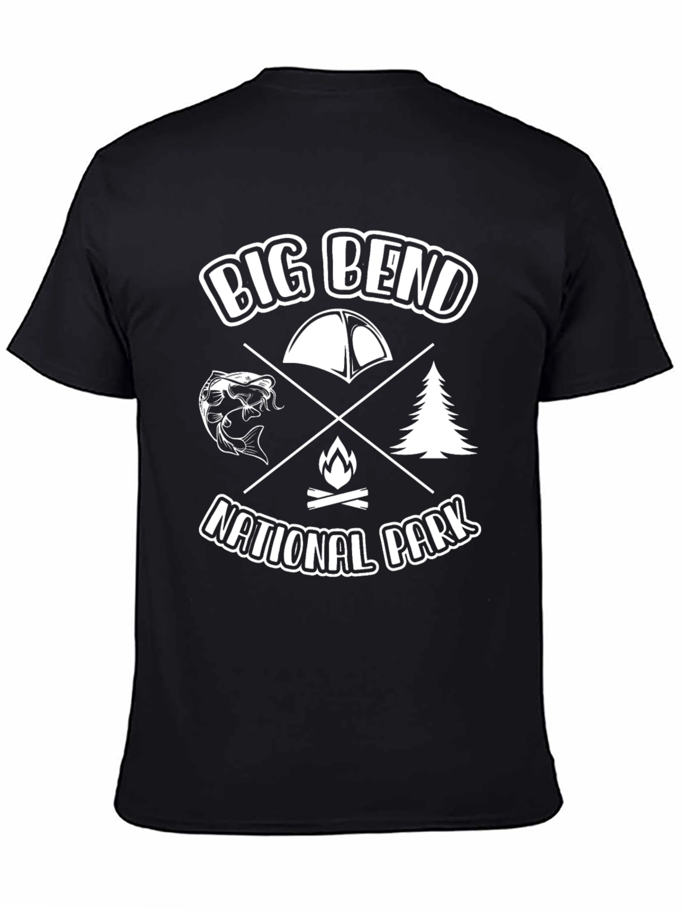 Big Bend National Park Black Graphic Tee