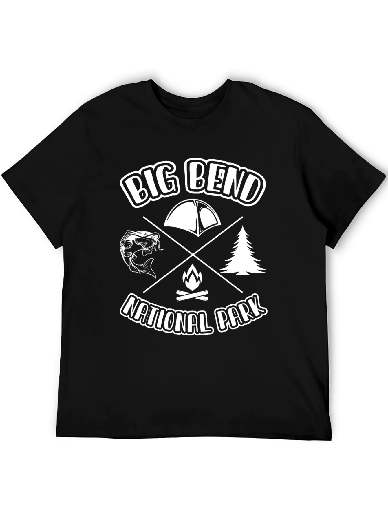 Big Bend National Park Black Graphic Tee