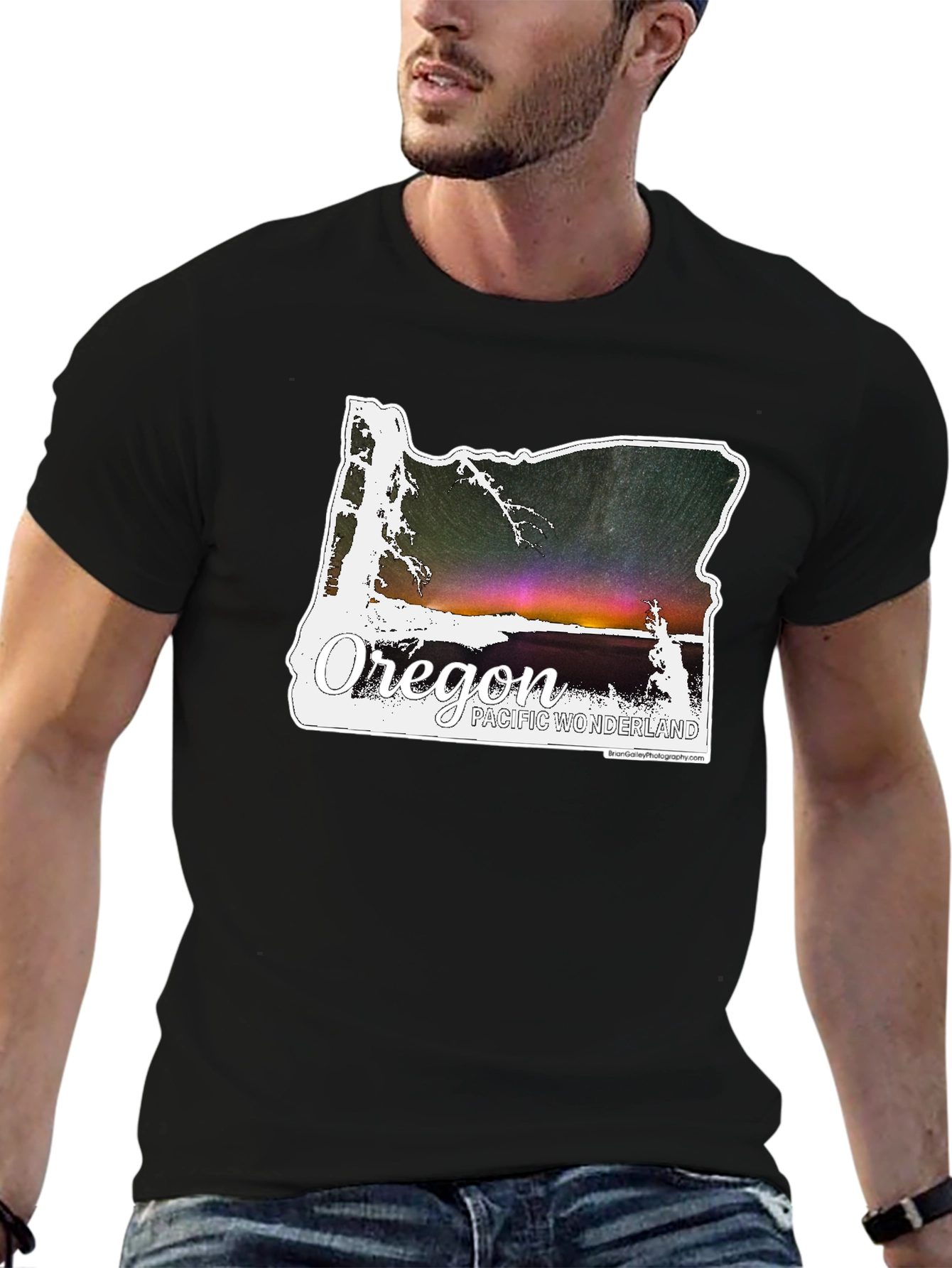 Oregon Pacific Wonderland Graphic Tee - Black