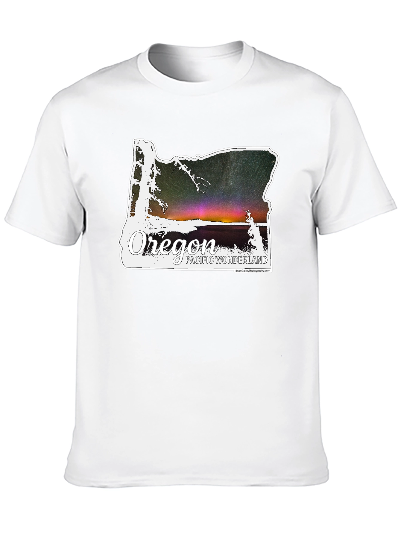 Oregon Pacific Wonderland Graphic Tee - Black