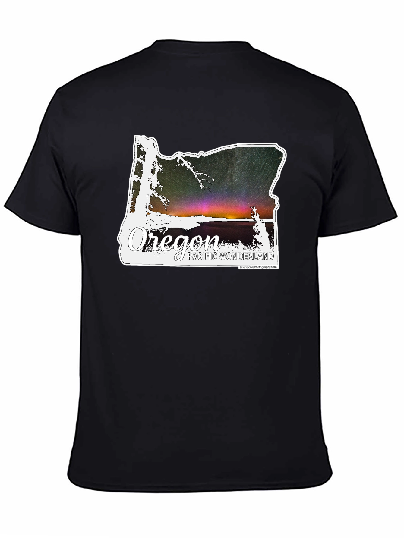 Oregon Pacific Wonderland Graphic Tee - Black