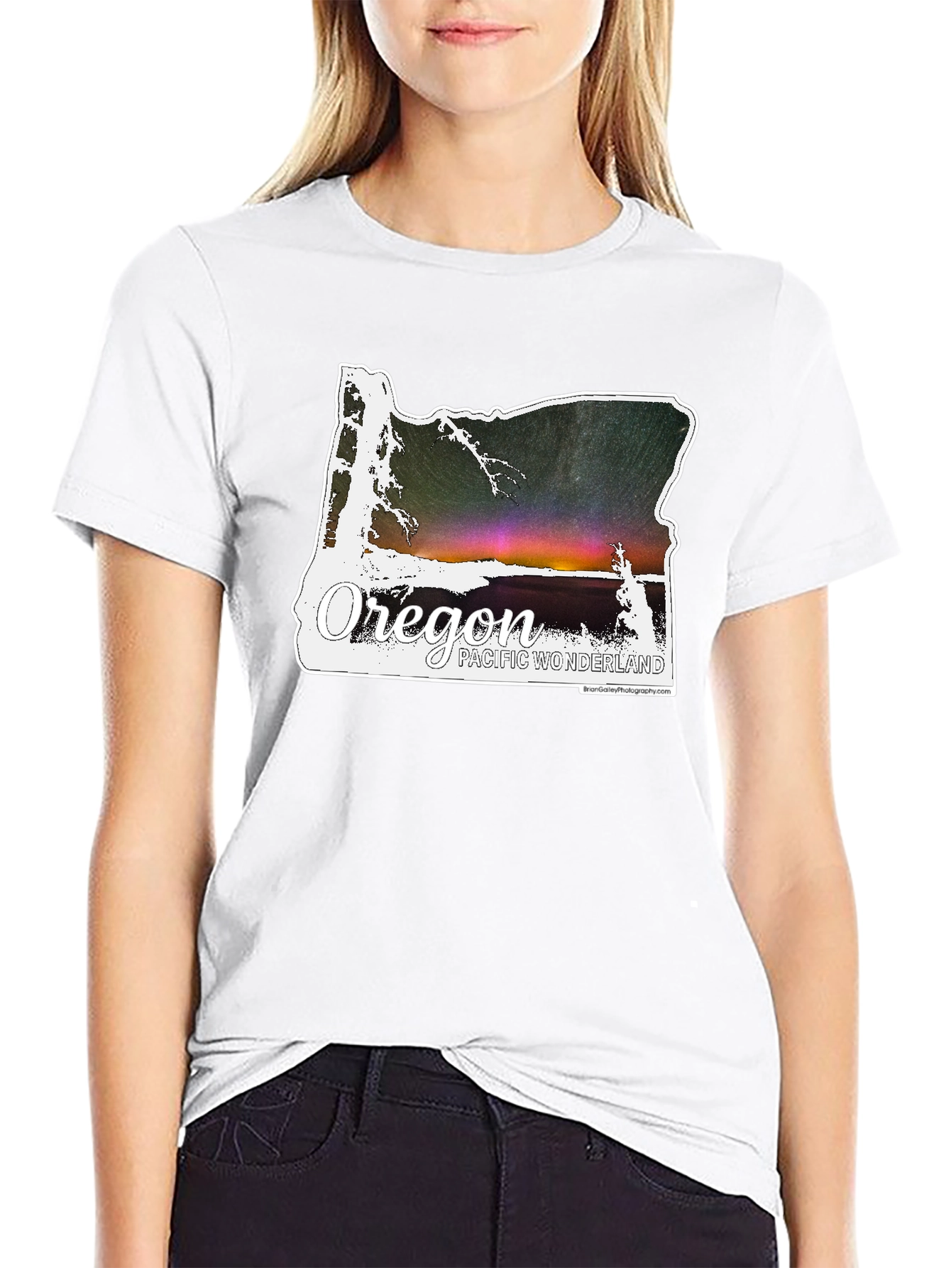 Oregon Pacific Wonderland Graphic Tee - Black