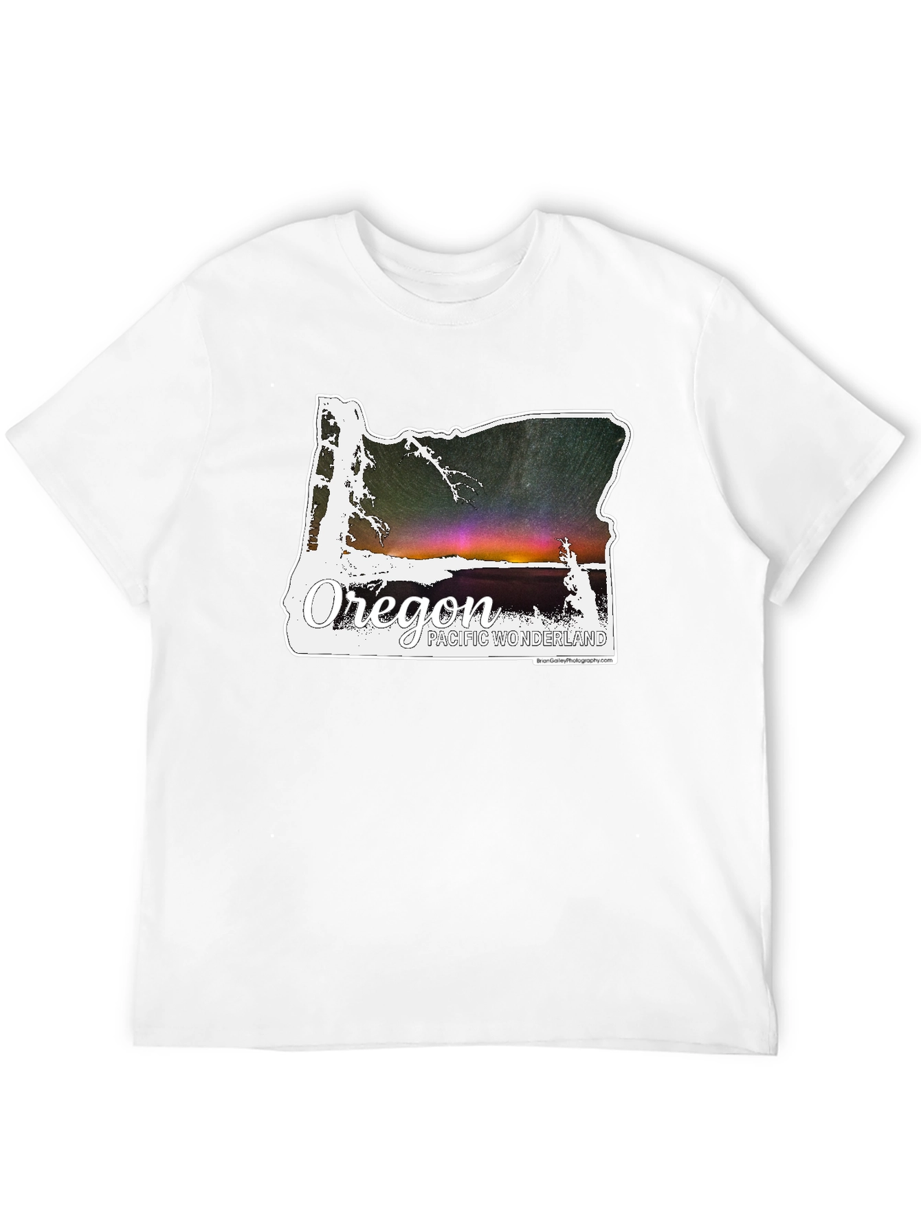 Oregon Pacific Wonderland Graphic Tee - Black