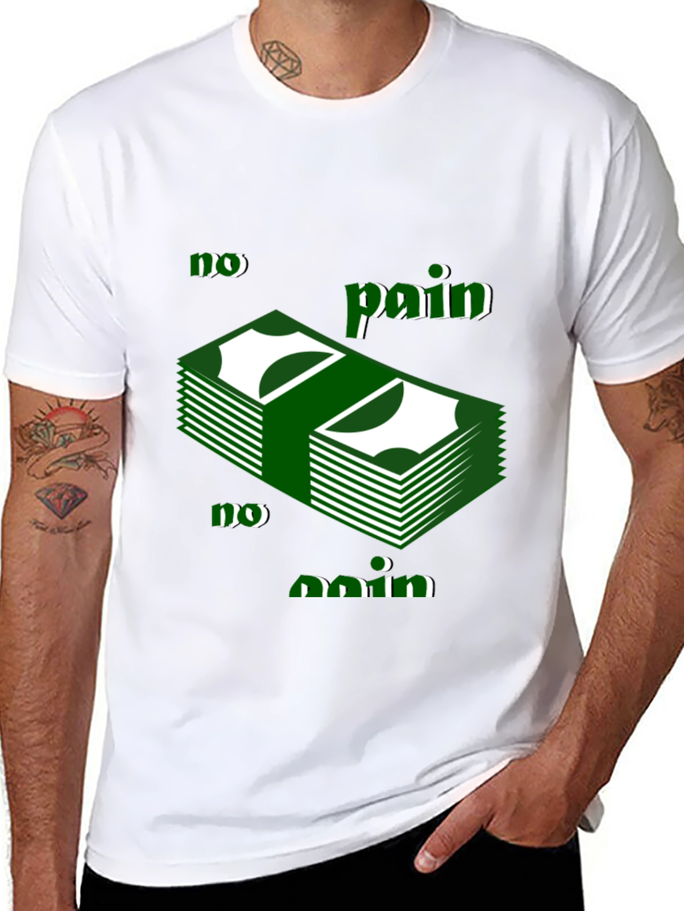 No Pain No Gain T-Shirt - Black
