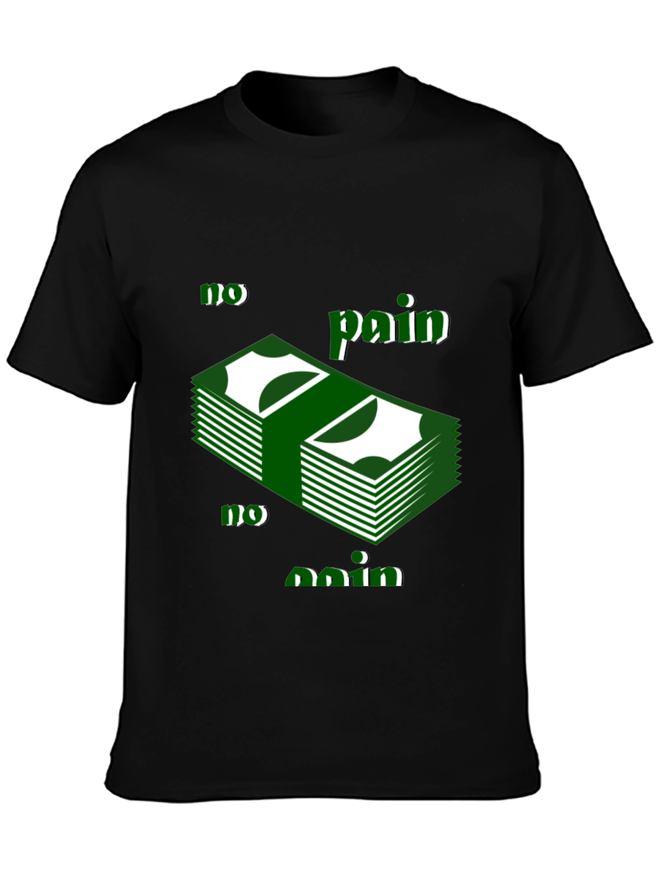 No Pain No Gain T-Shirt - Black