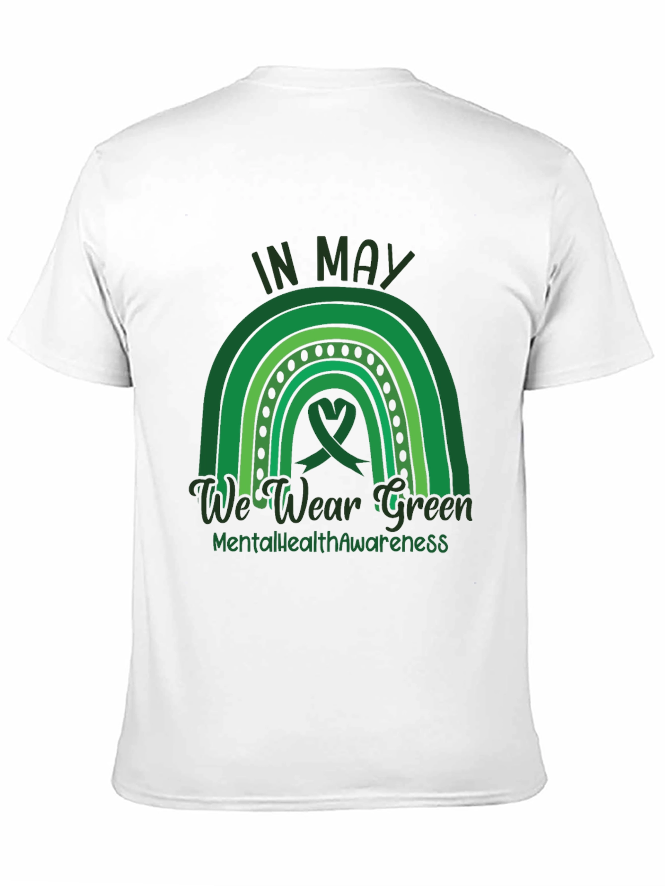 In May We Wear Green Mental Health Awareness T-Shirt