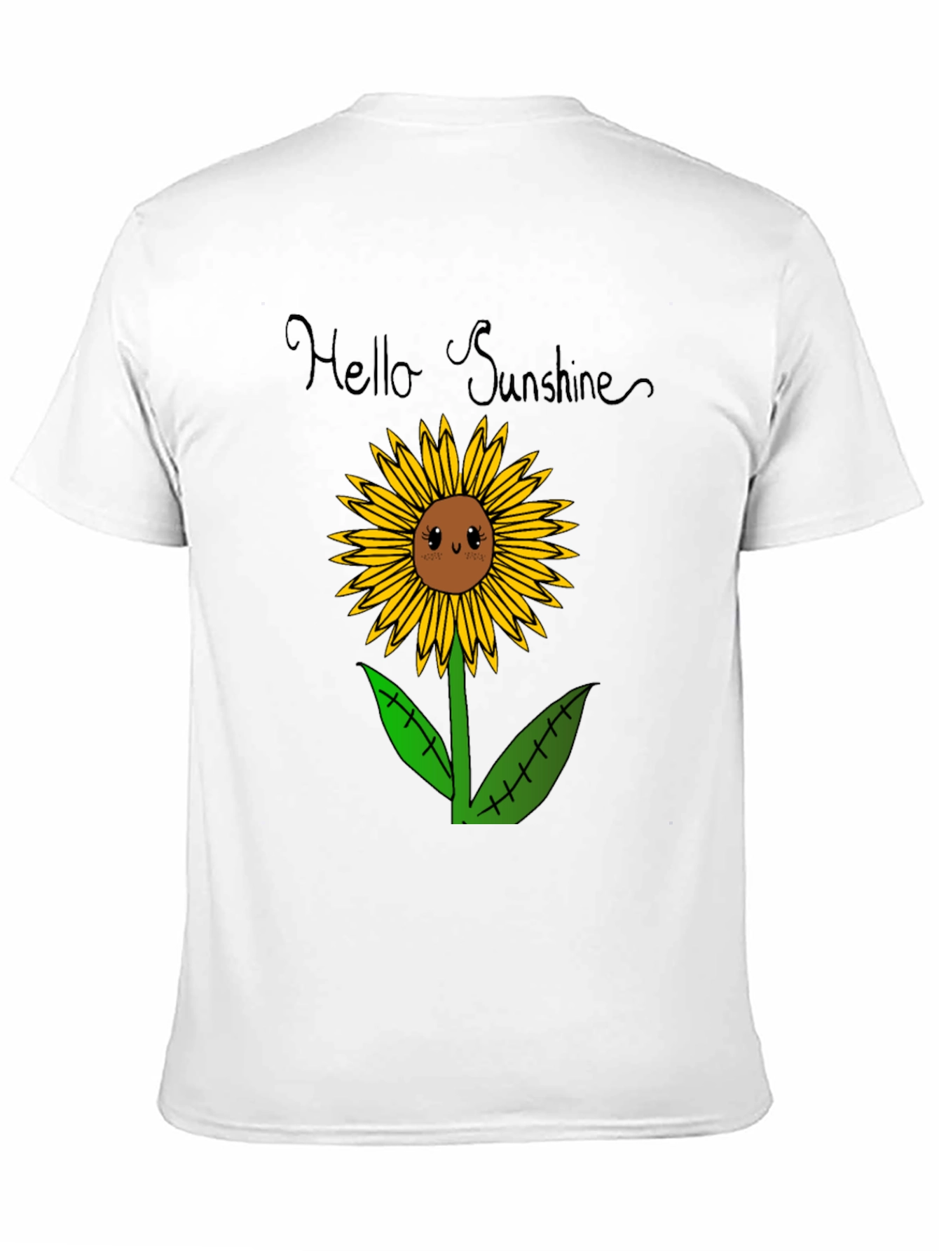 Hello Sunshine Sunflower Graphic Tee