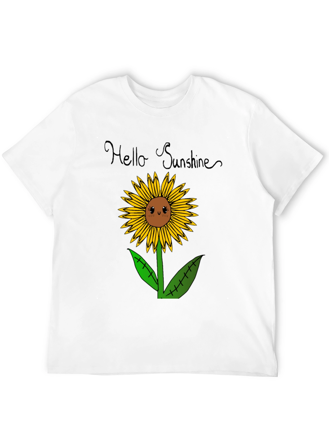 Hello Sunshine Sunflower Graphic Tee