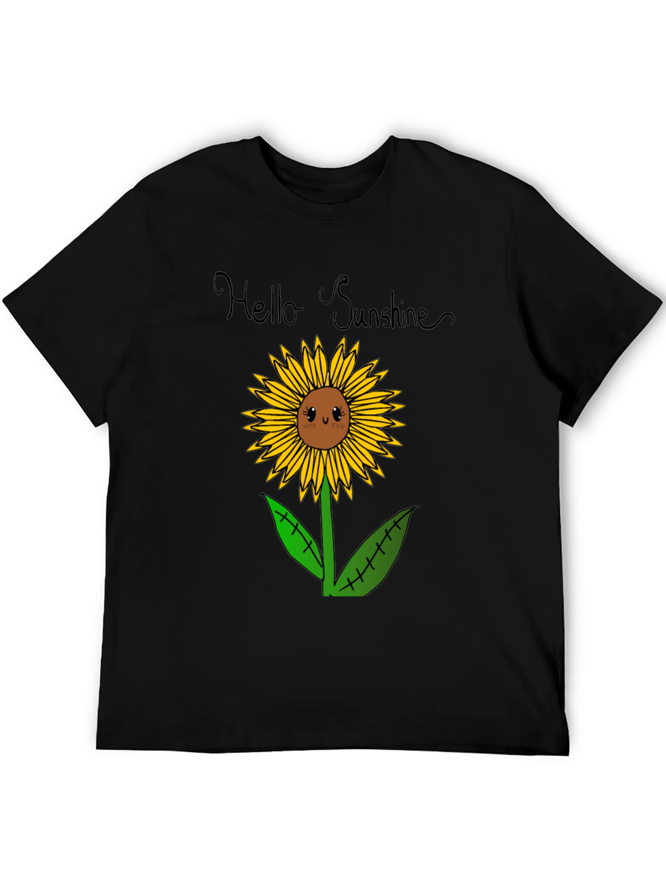 Hello Sunshine Sunflower Graphic Tee