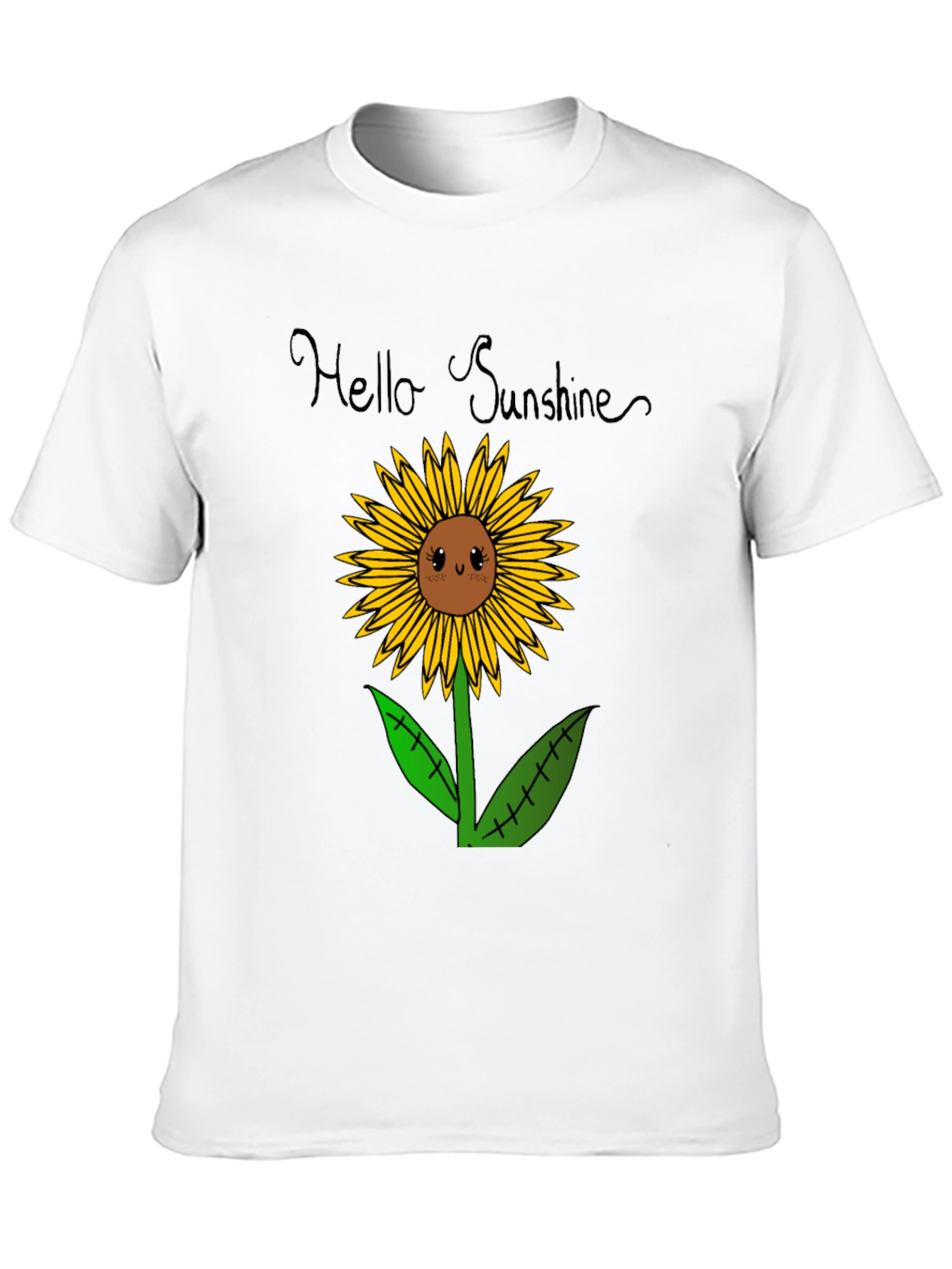 Hello Sunshine Sunflower Graphic Tee
