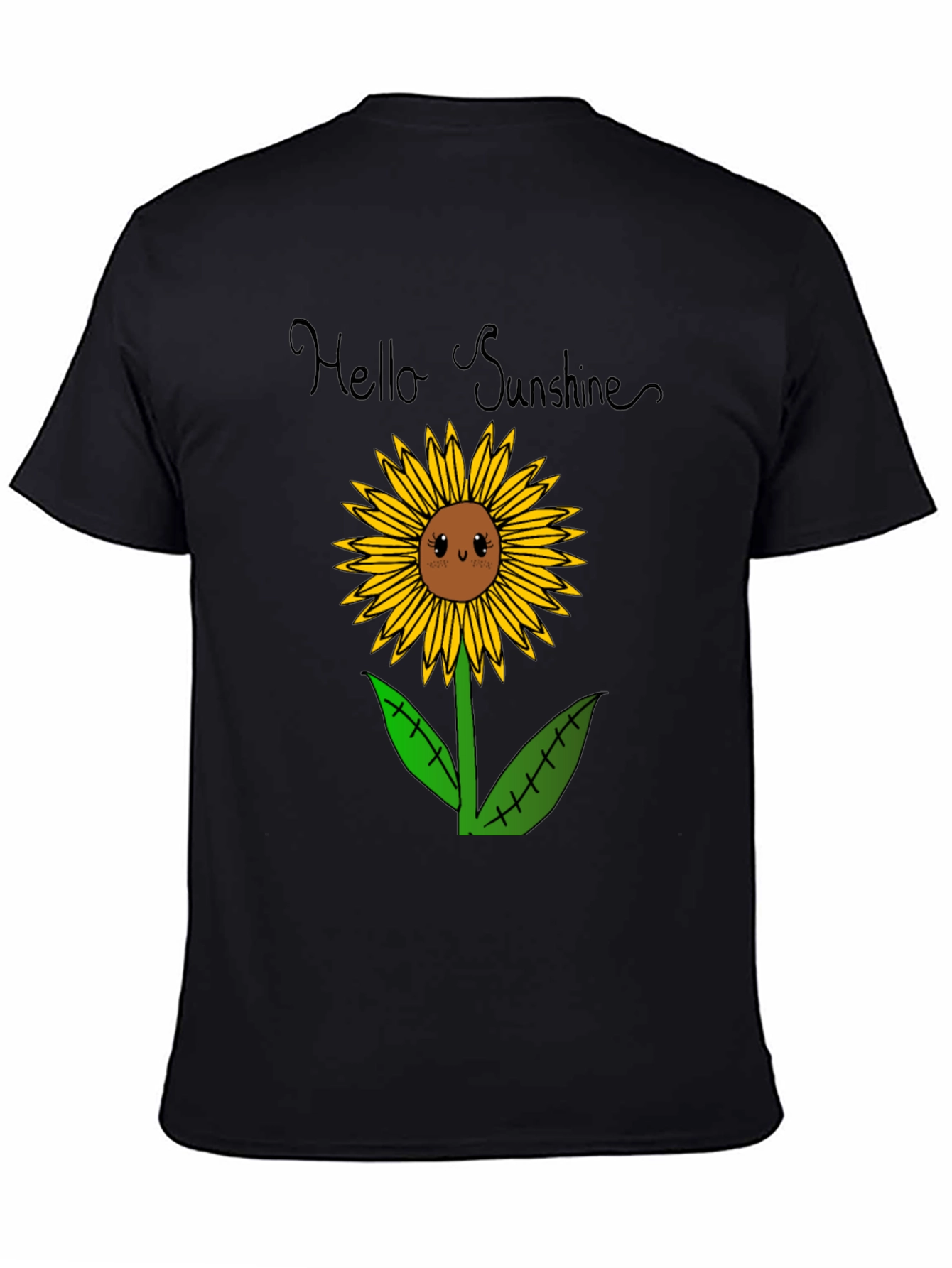 Hello Sunshine Sunflower Graphic Tee