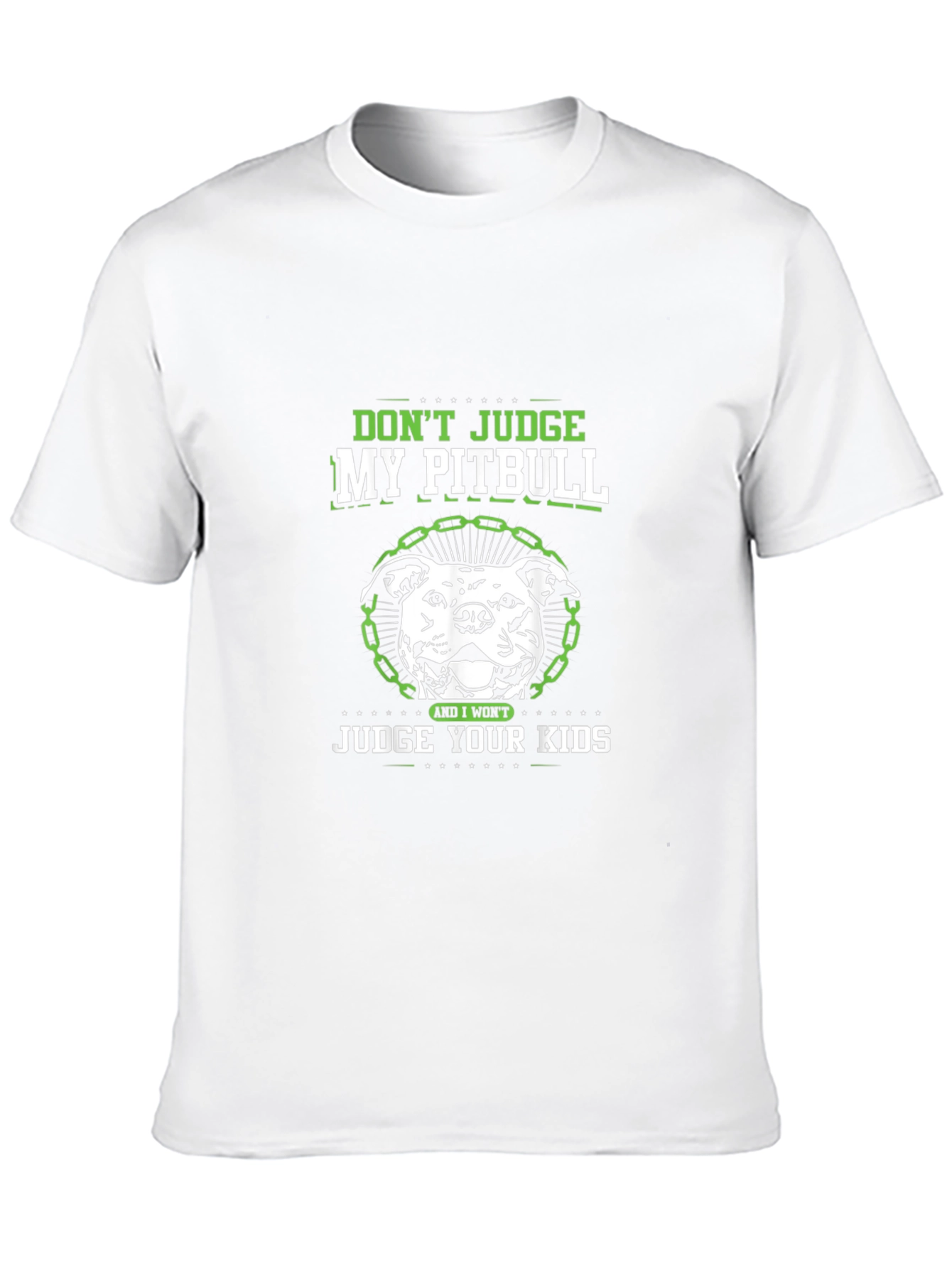 Dont Judge My Pitbull Black T-Shirt