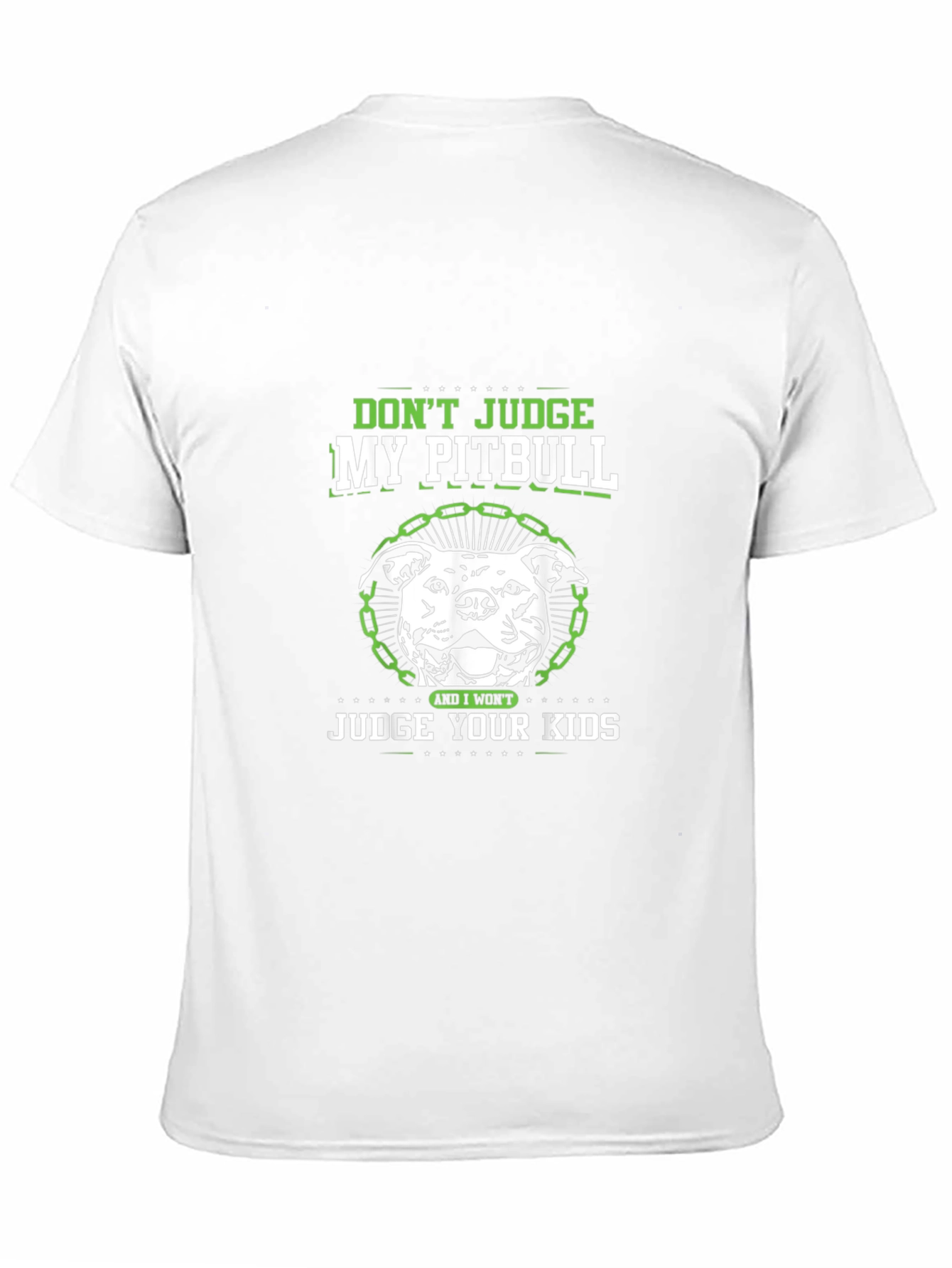 Dont Judge My Pitbull Black T-Shirt